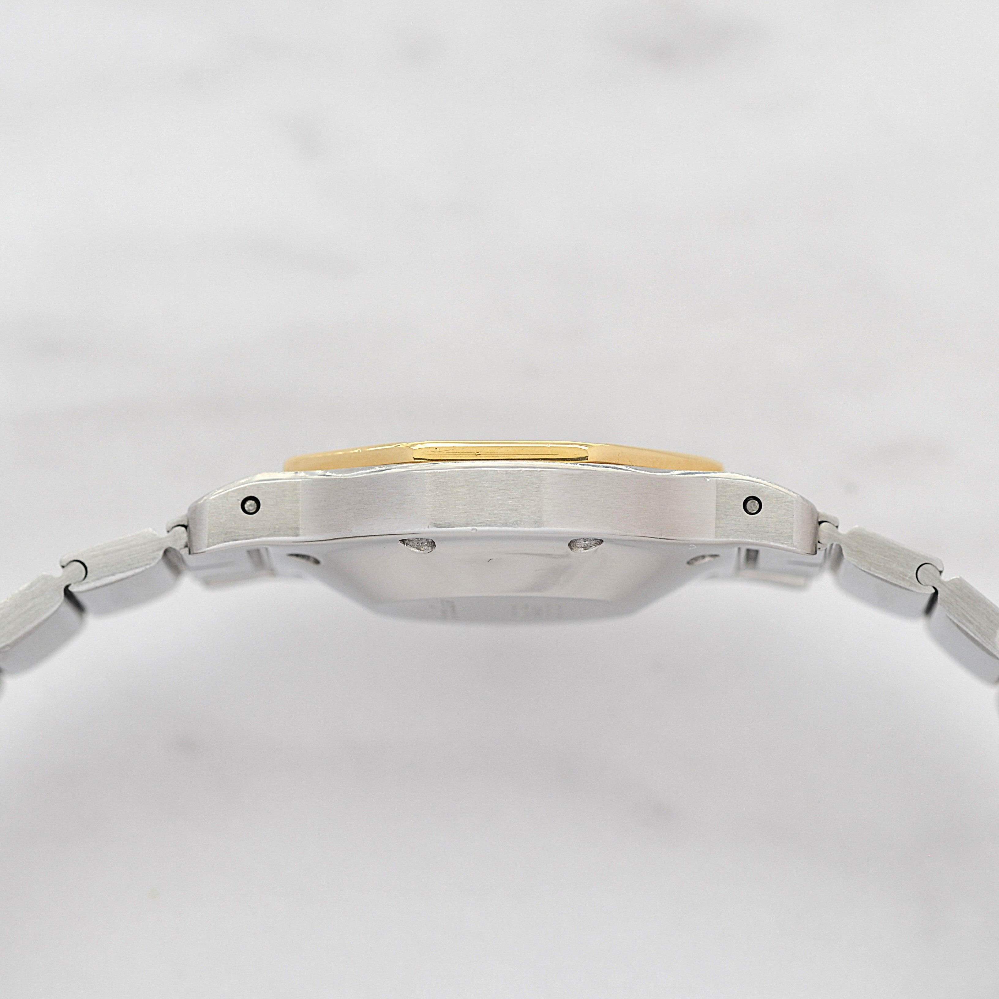 【Cartier】カルティエ サントスオクタゴンLM 18KYG×SS SWISS MADE 表記