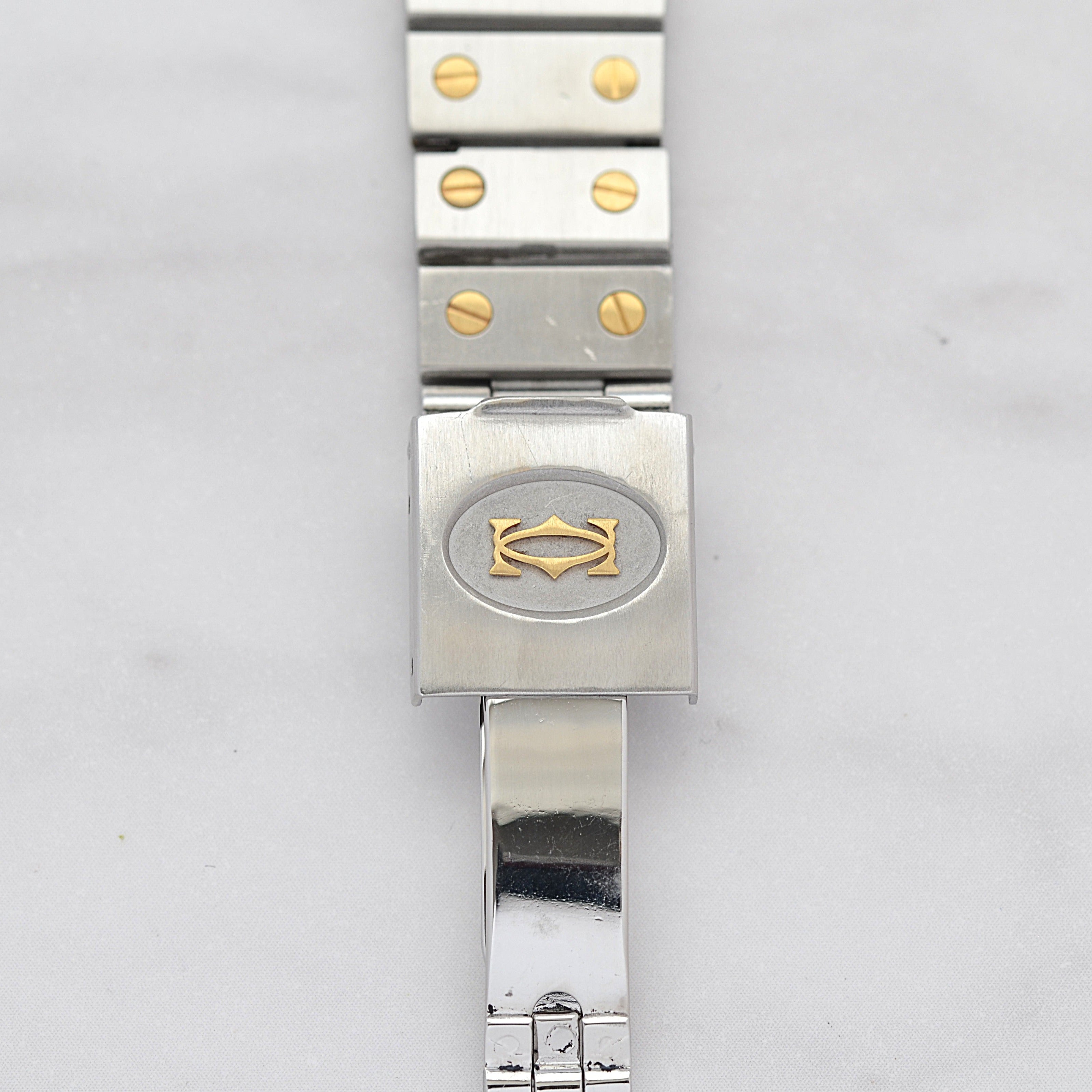 【Cartier】カルティエ サントスオクタゴンLM 18KYG×SS SWISS MADE 表記