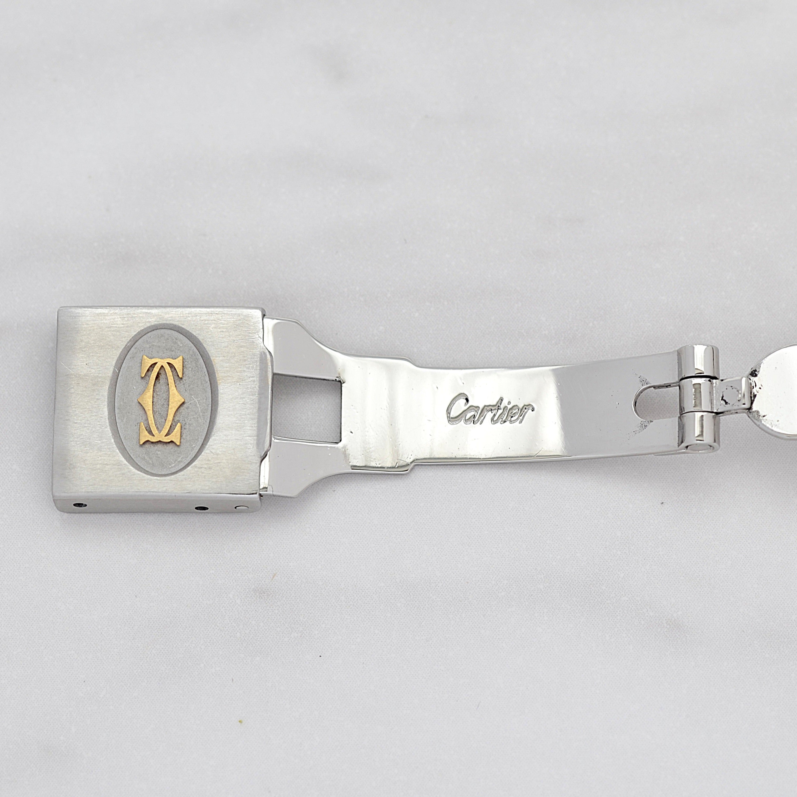 【Cartier】カルティエ サントスオクタゴンLM 18KYG×SS SWISS MADE 表記