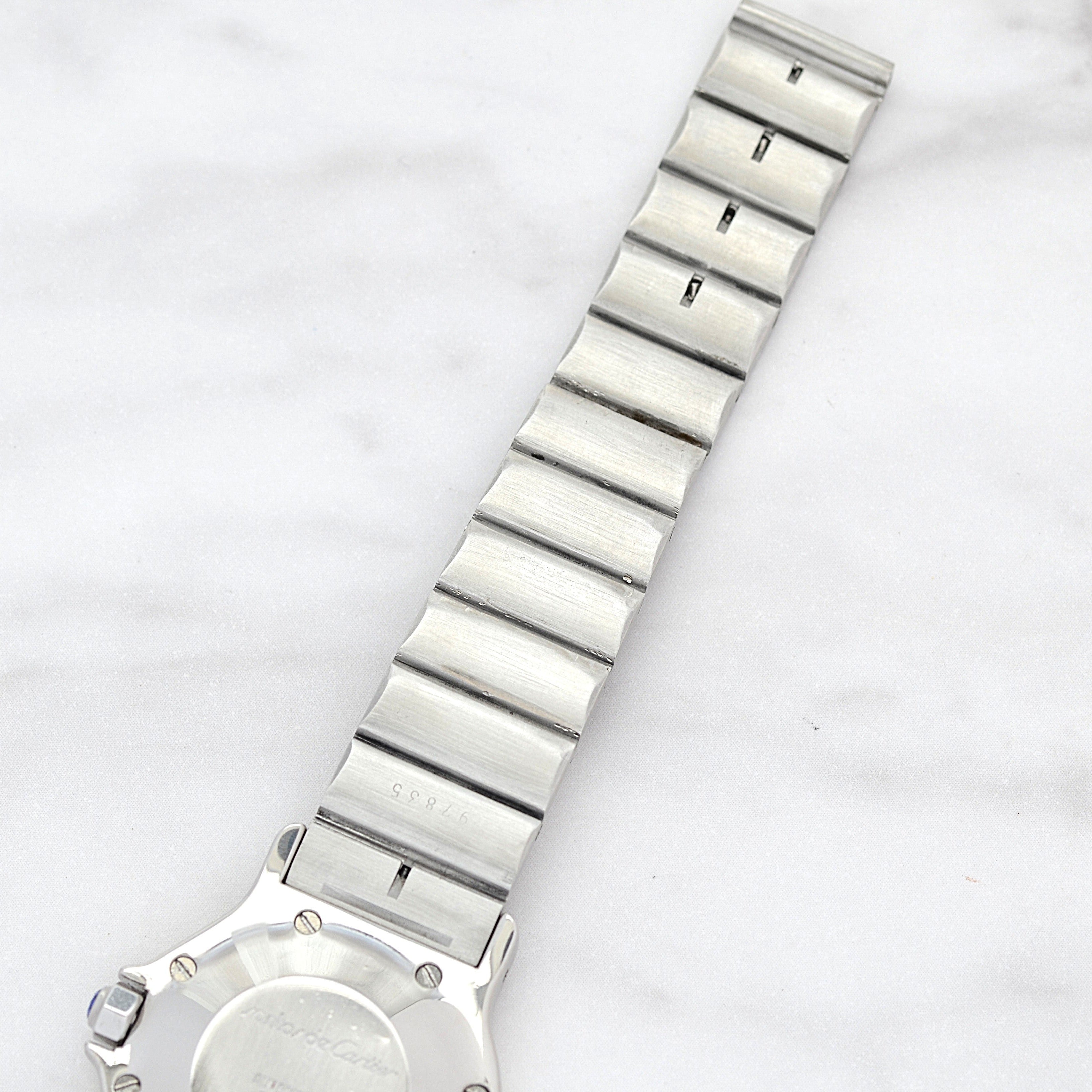 【Cartier】カルティエ サントスオクタゴンLM 18KYG×SS SWISS MADE 表記