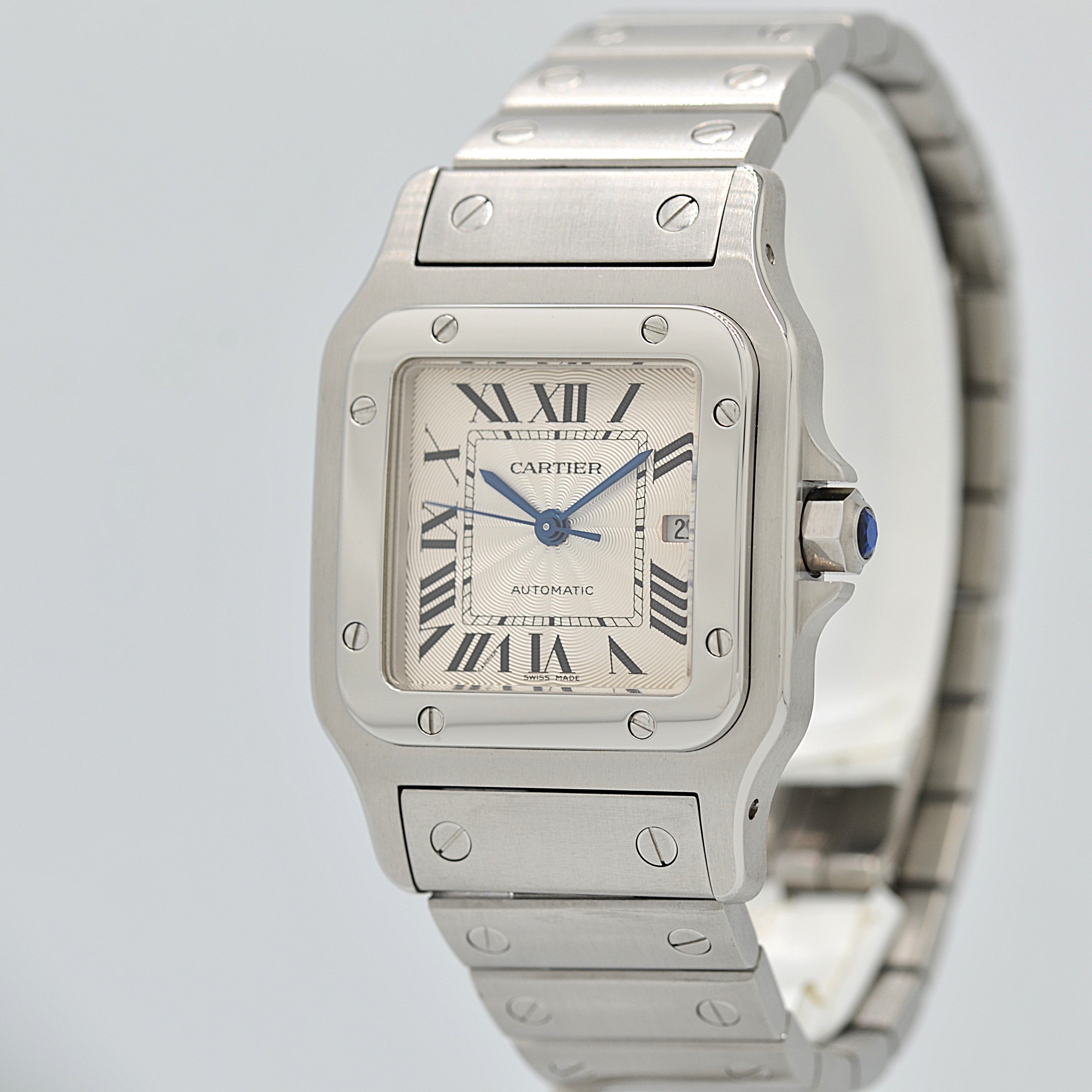 [Cartier] Cartier Santos Galbe LM Late Model Stainless Steel Cartier Complete Service