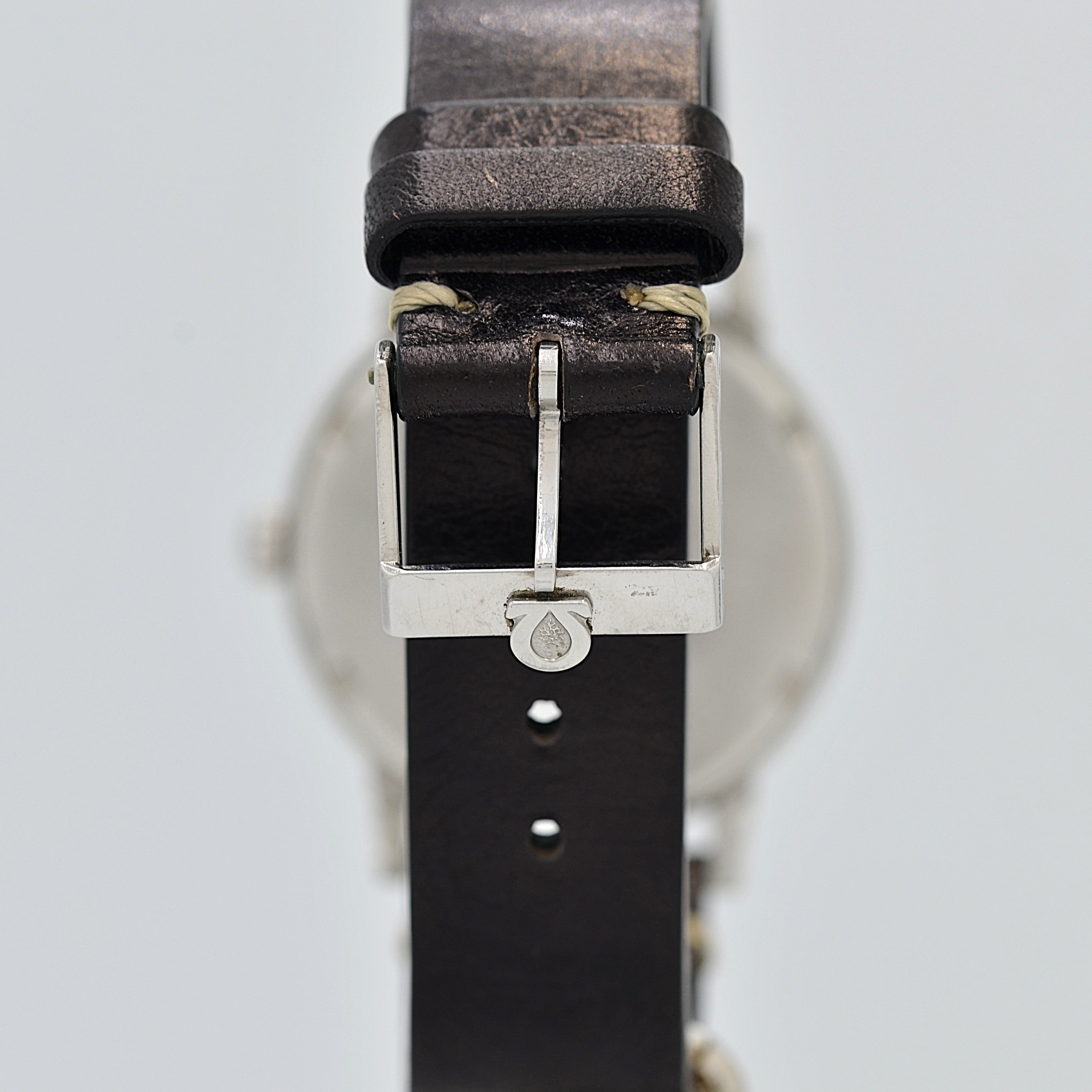 [Omega] 歐米茄日內瓦 SS 圓形銀帶正品扣