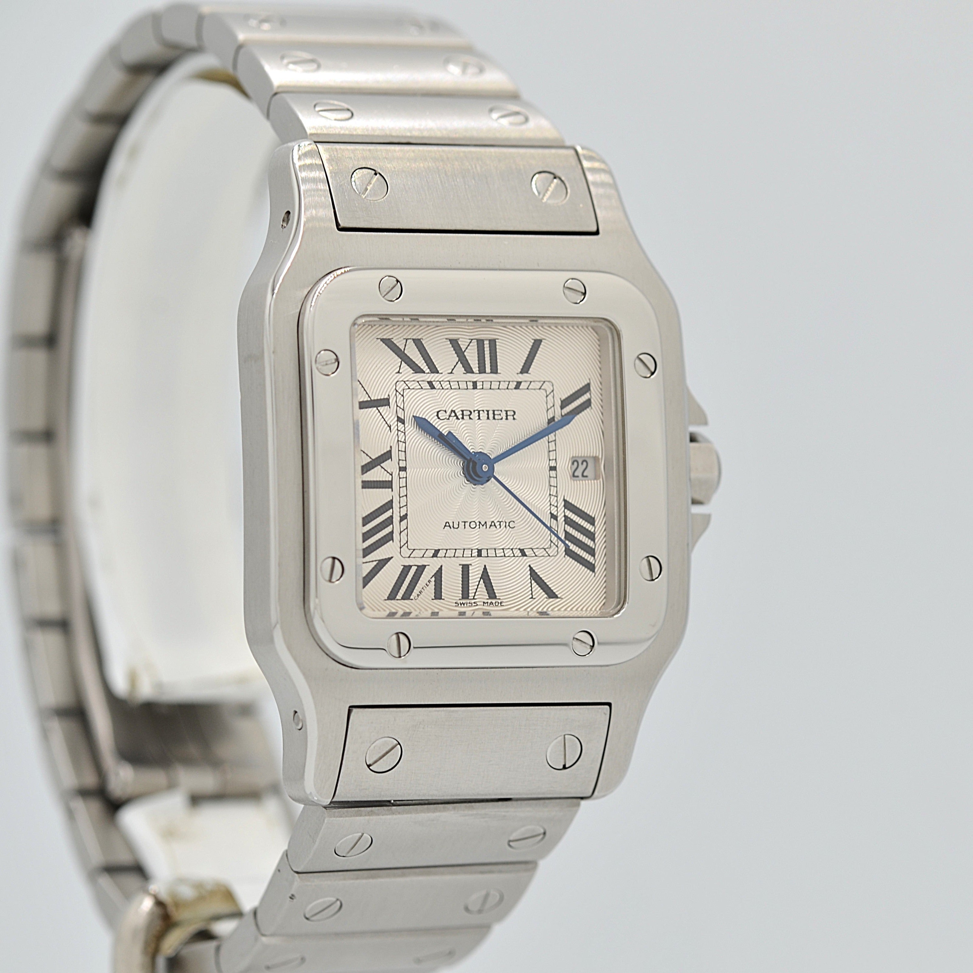 [Cartier] Cartier Santos Galbe LM Late Model Stainless Steel Cartier Complete Service