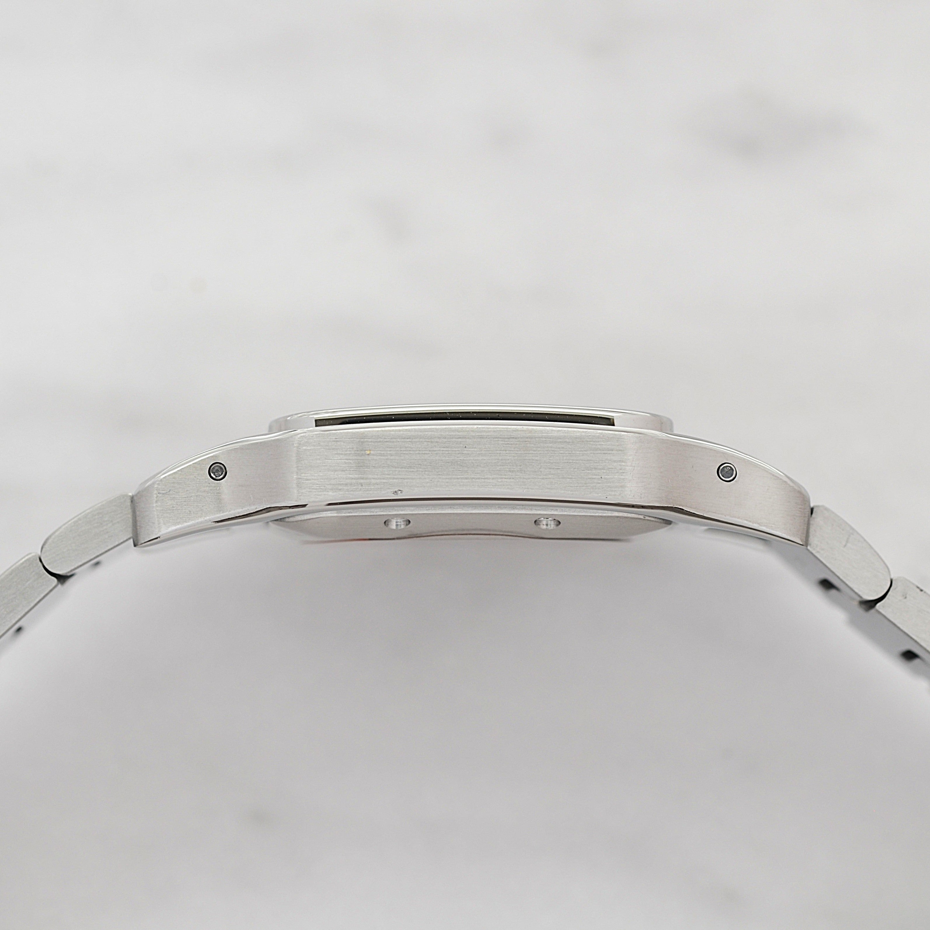 [Cartier] Cartier Santos Galbe LM Late Model Stainless Steel Cartier Complete Service