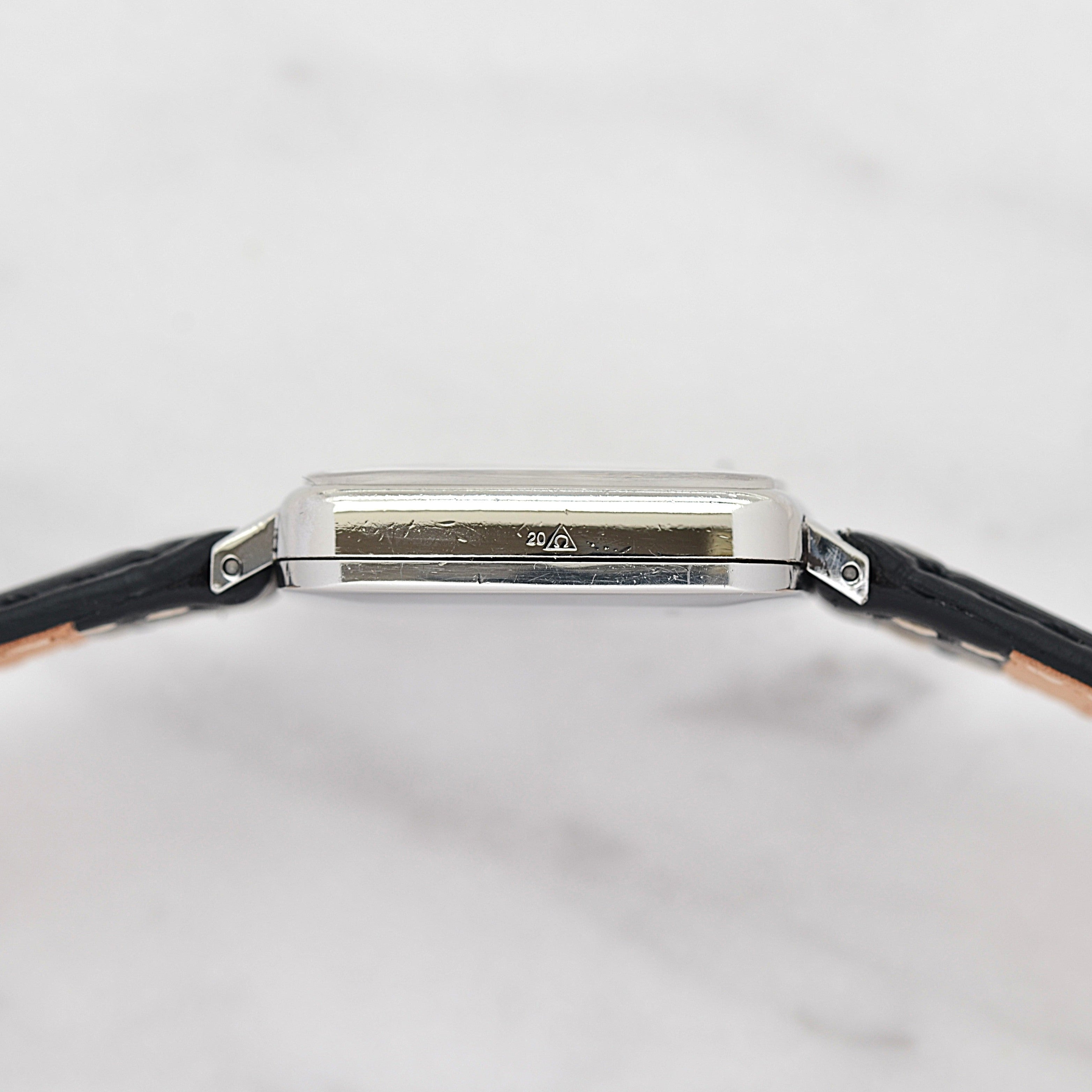 [Omega] 歐米茄日內瓦 WGP 方形銀色男士尺寸附正品扣