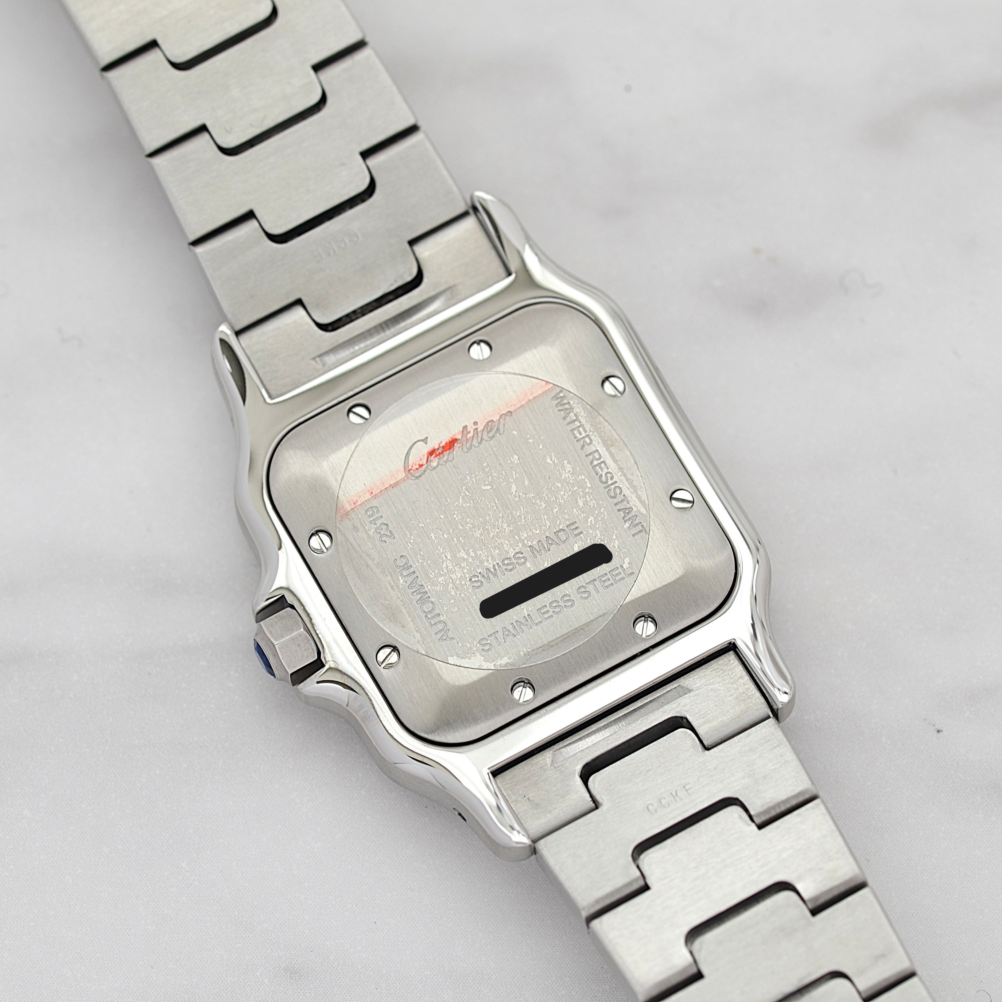 [Cartier] Cartier Santos Galbe LM Late Model Stainless Steel Cartier Complete Service