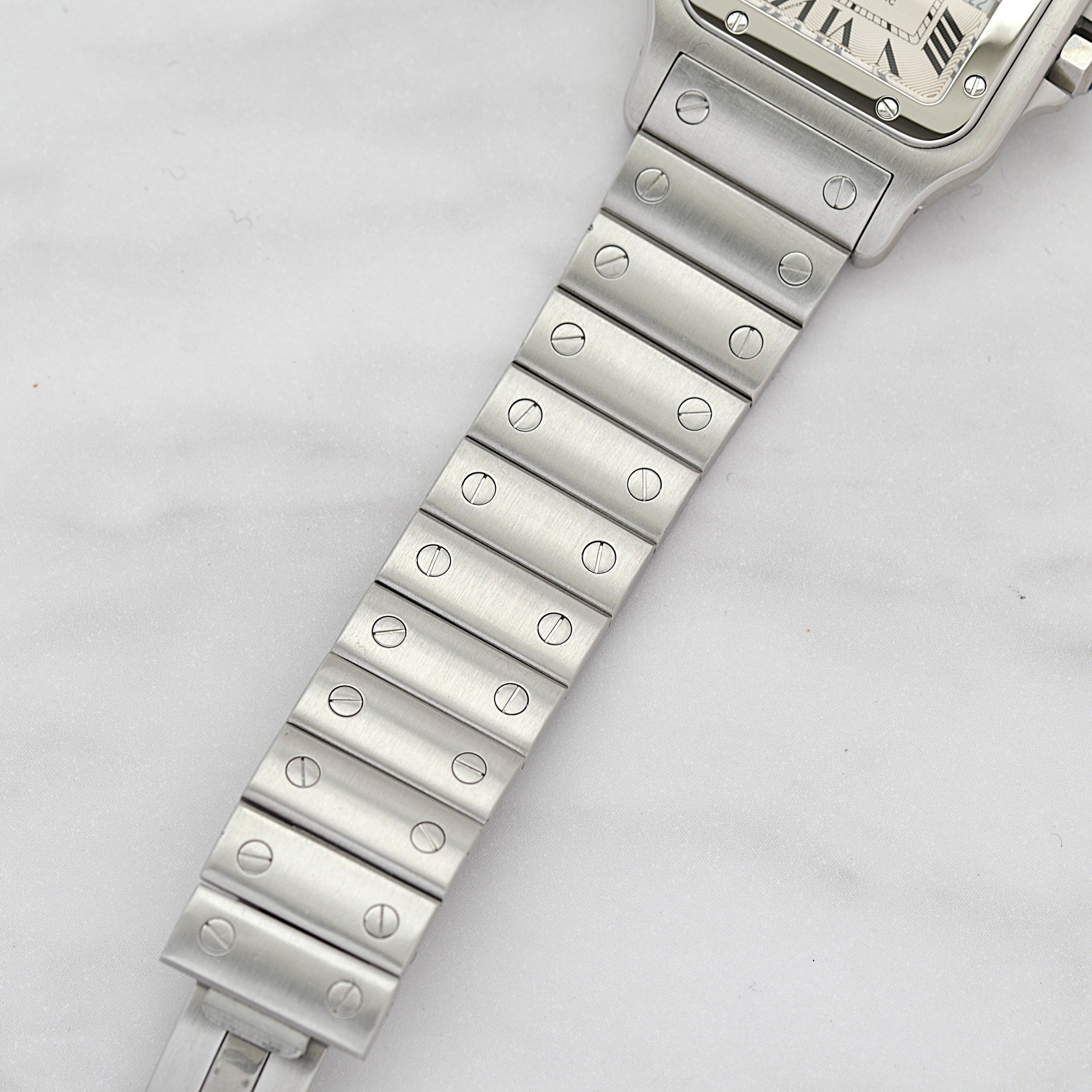 [Cartier] Cartier Santos Galbe LM Late Model Stainless Steel Cartier Complete Service