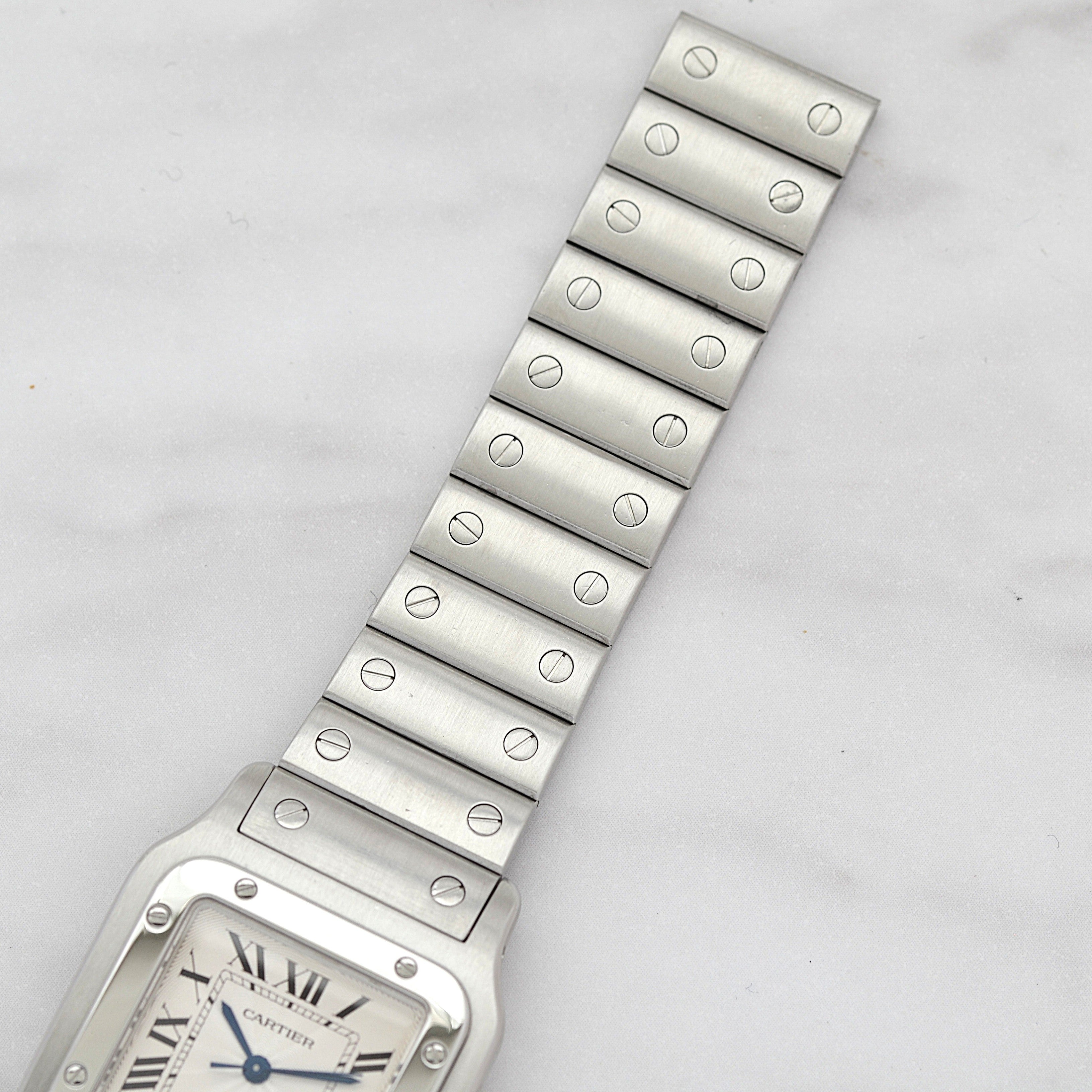 [Cartier] Cartier Santos Galbe LM Late Model Stainless Steel Cartier Complete Service