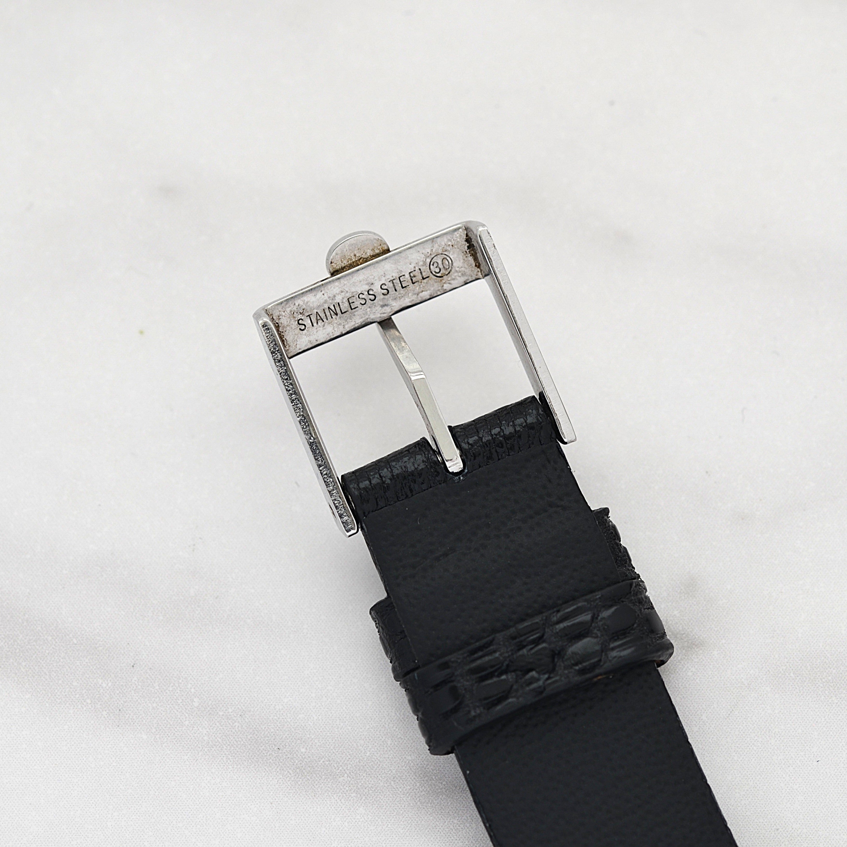 [歐米茄] 歐米茄碟飛系列 SS 圓灰 附正品扣