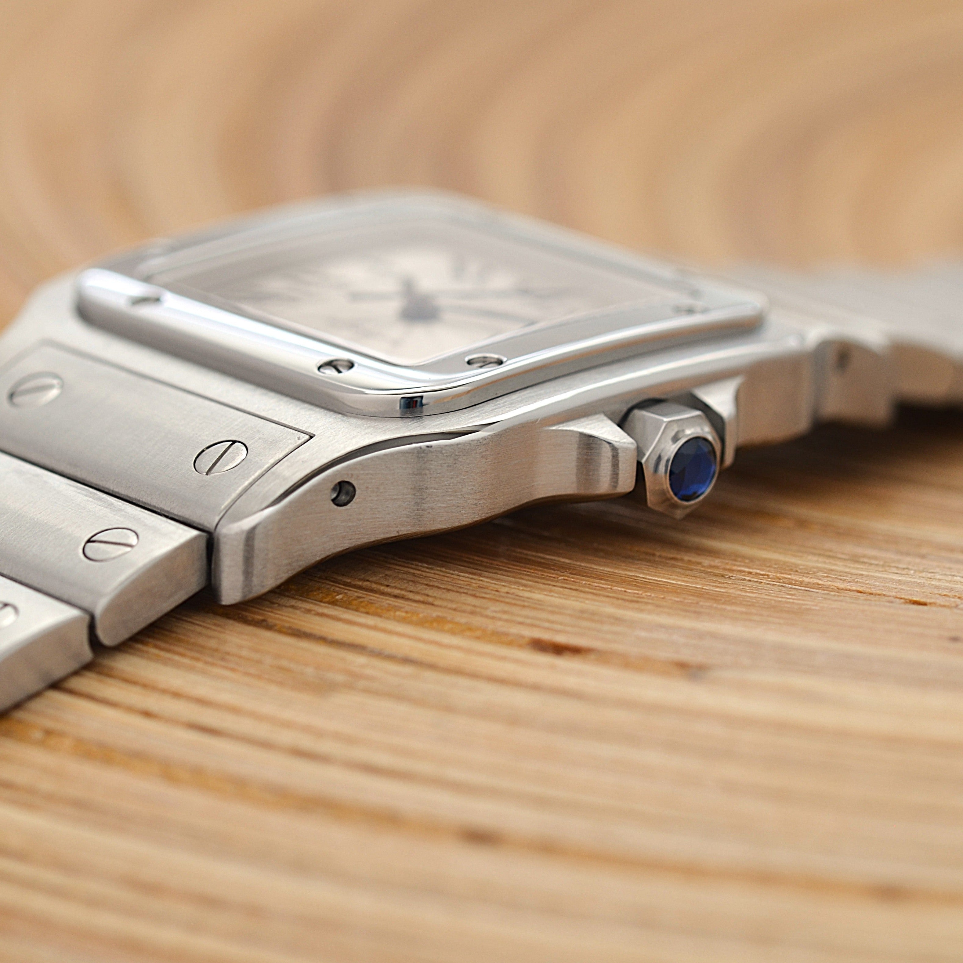 [Cartier] Cartier Santos Galbe LM Late Model Stainless Steel Cartier Complete Service