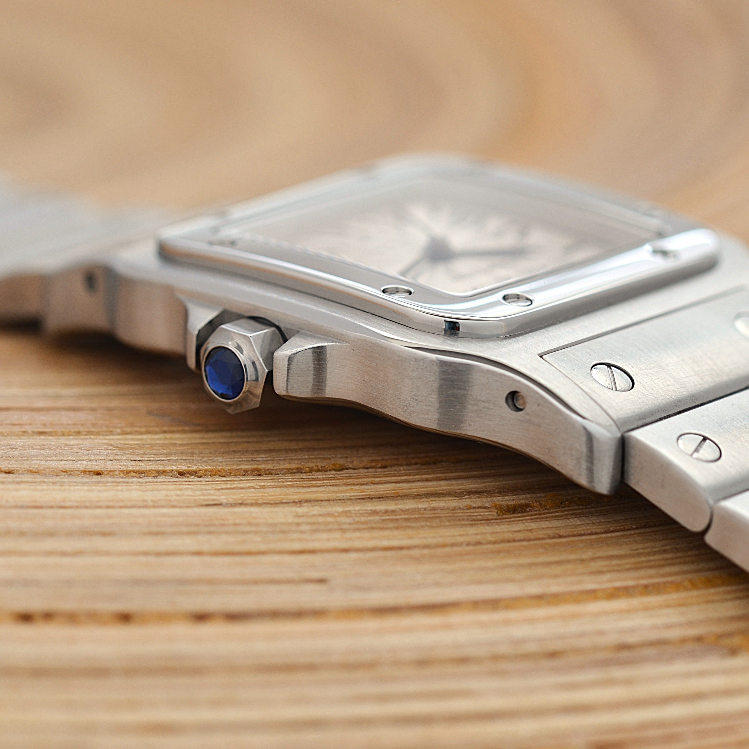 [Cartier] Cartier Santos Galbe LM Late Model Stainless Steel Cartier Complete Service