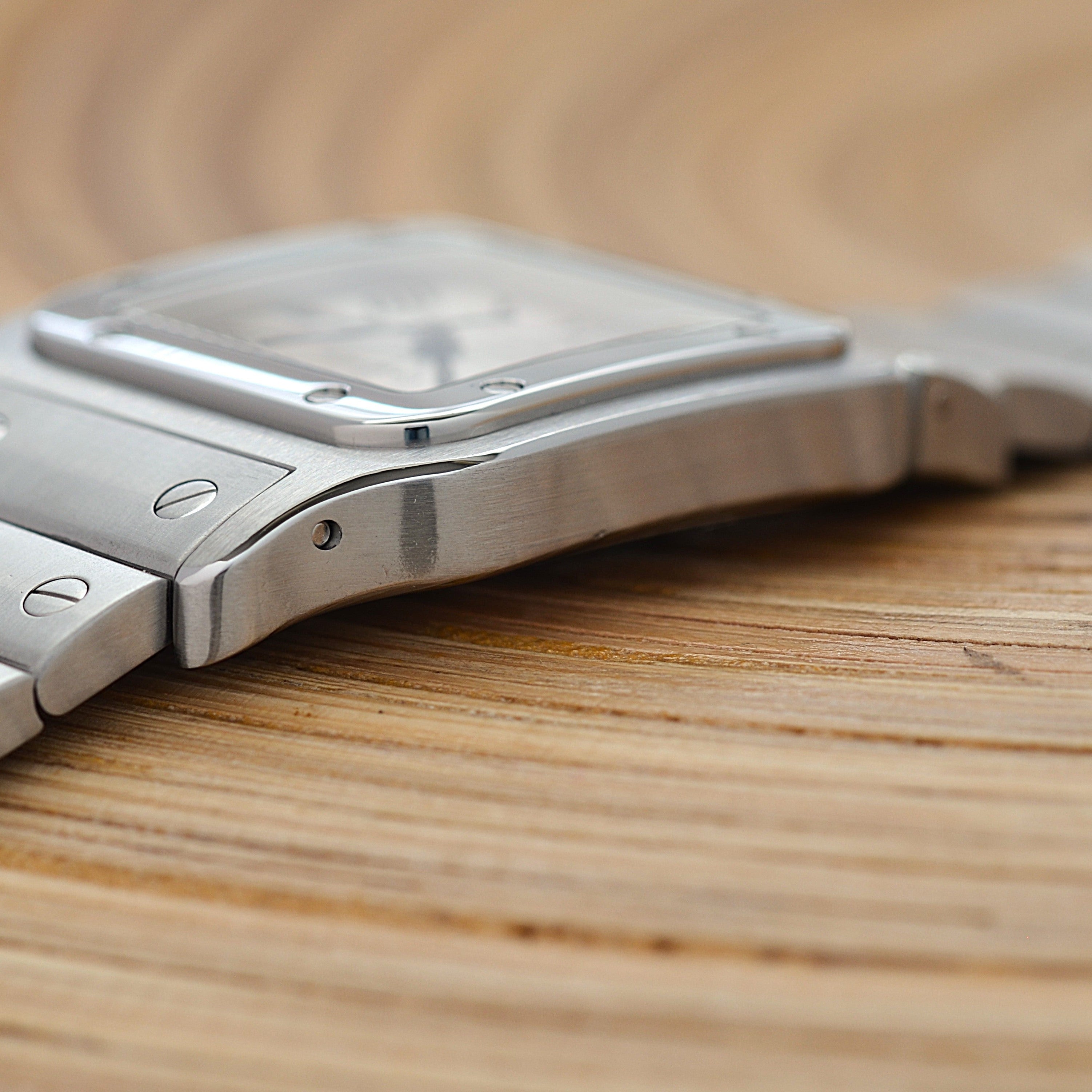 [Cartier] Cartier Santos Galbe LM Late Model Stainless Steel Cartier Complete Service