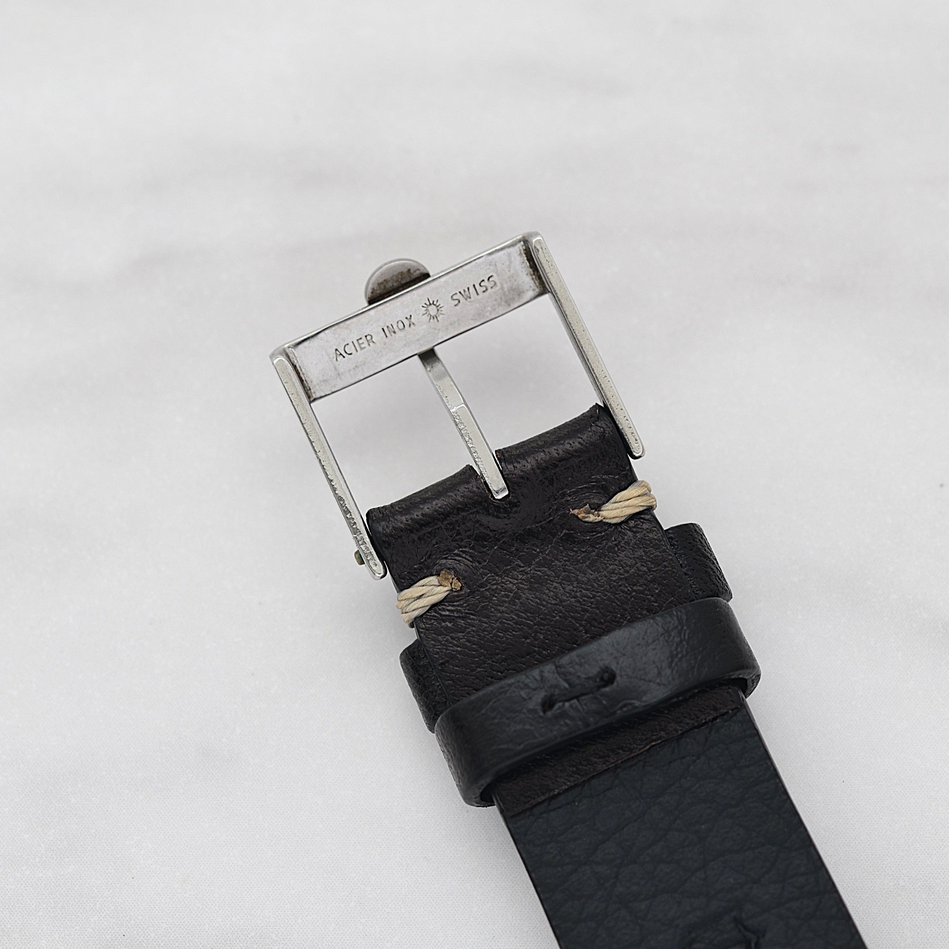 [Omega] 歐米茄日內瓦 SS 圓形銀帶正品扣