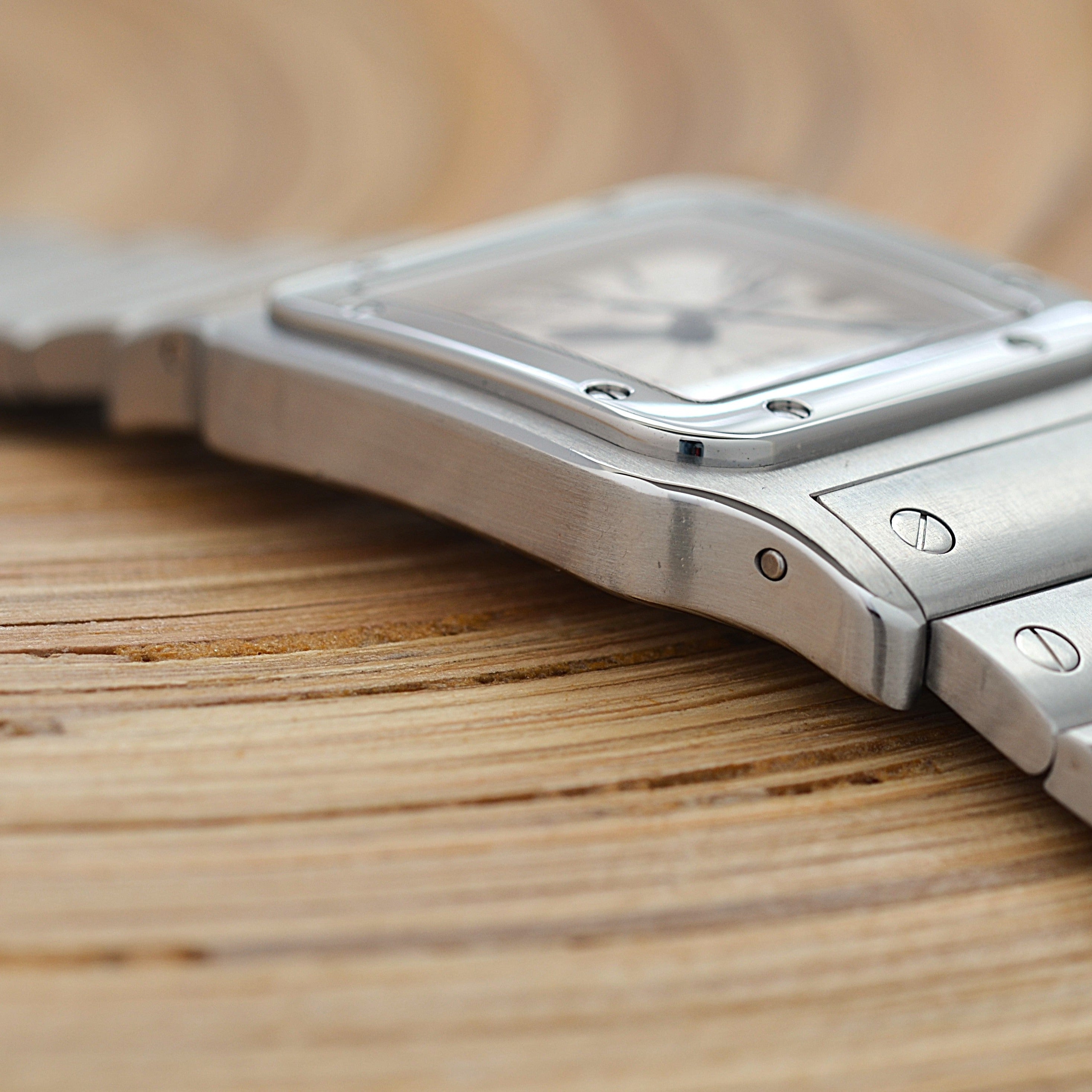 [Cartier] Cartier Santos Galbe LM Late Model Stainless Steel Cartier Complete Service