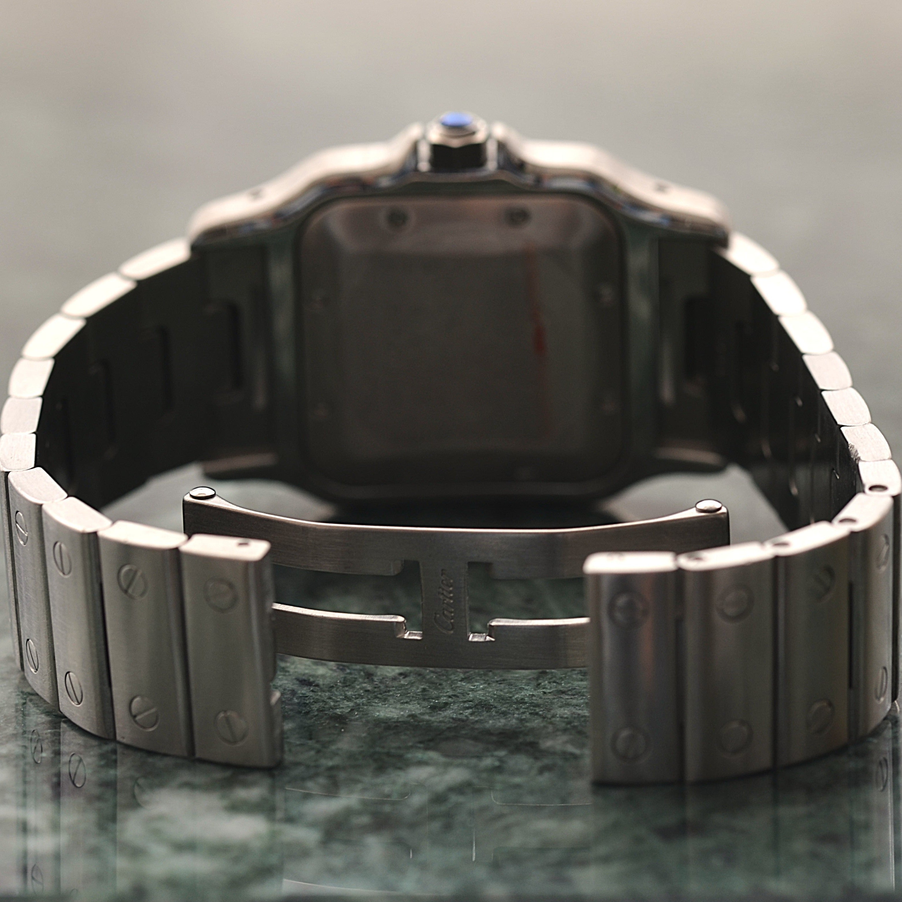 [Cartier] Cartier Santos Galbe LM Late Model Stainless Steel Cartier Complete Service