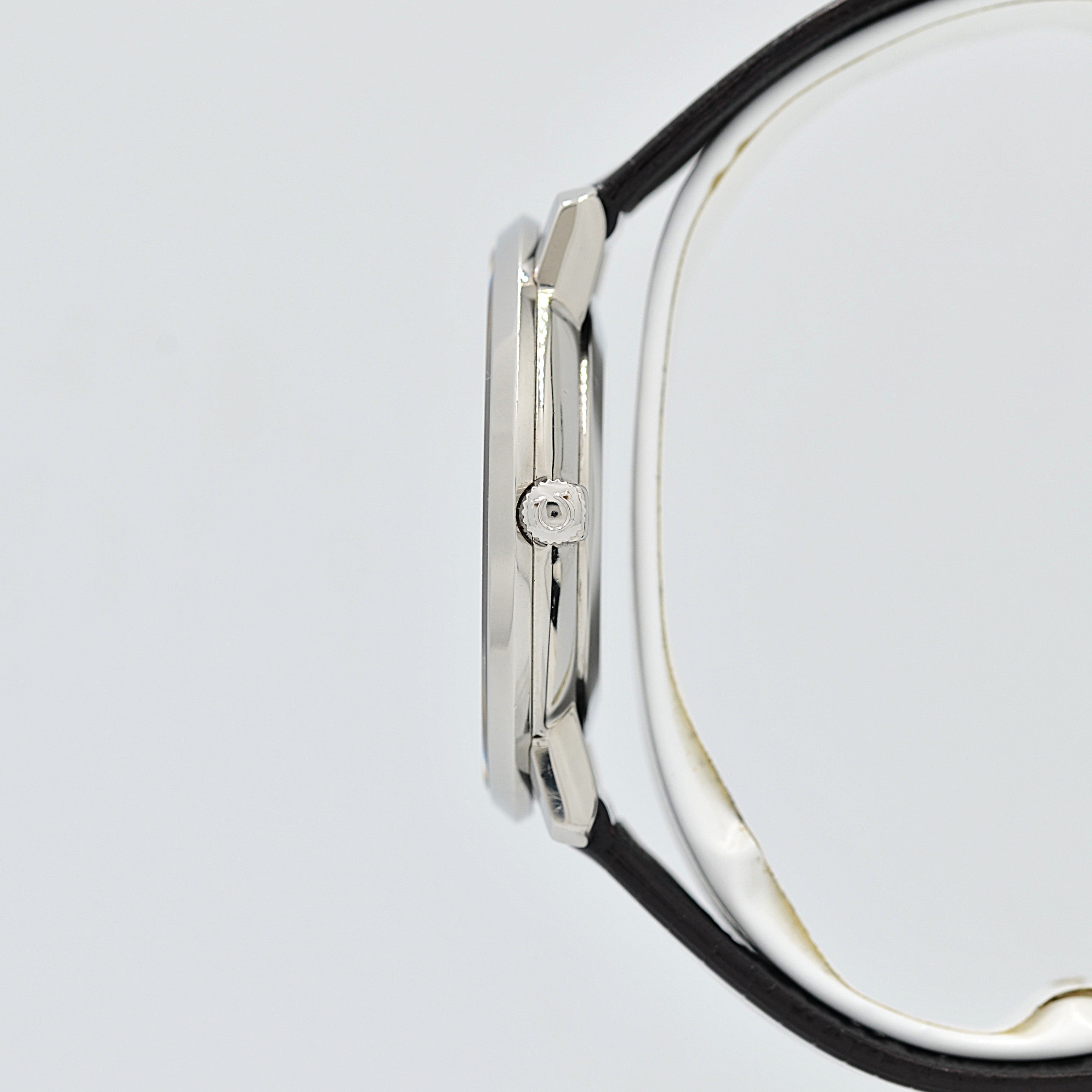 【OMEGA】オメガ デヴィル SS ラウンド フラワーダイヤル 純正尾錠付き