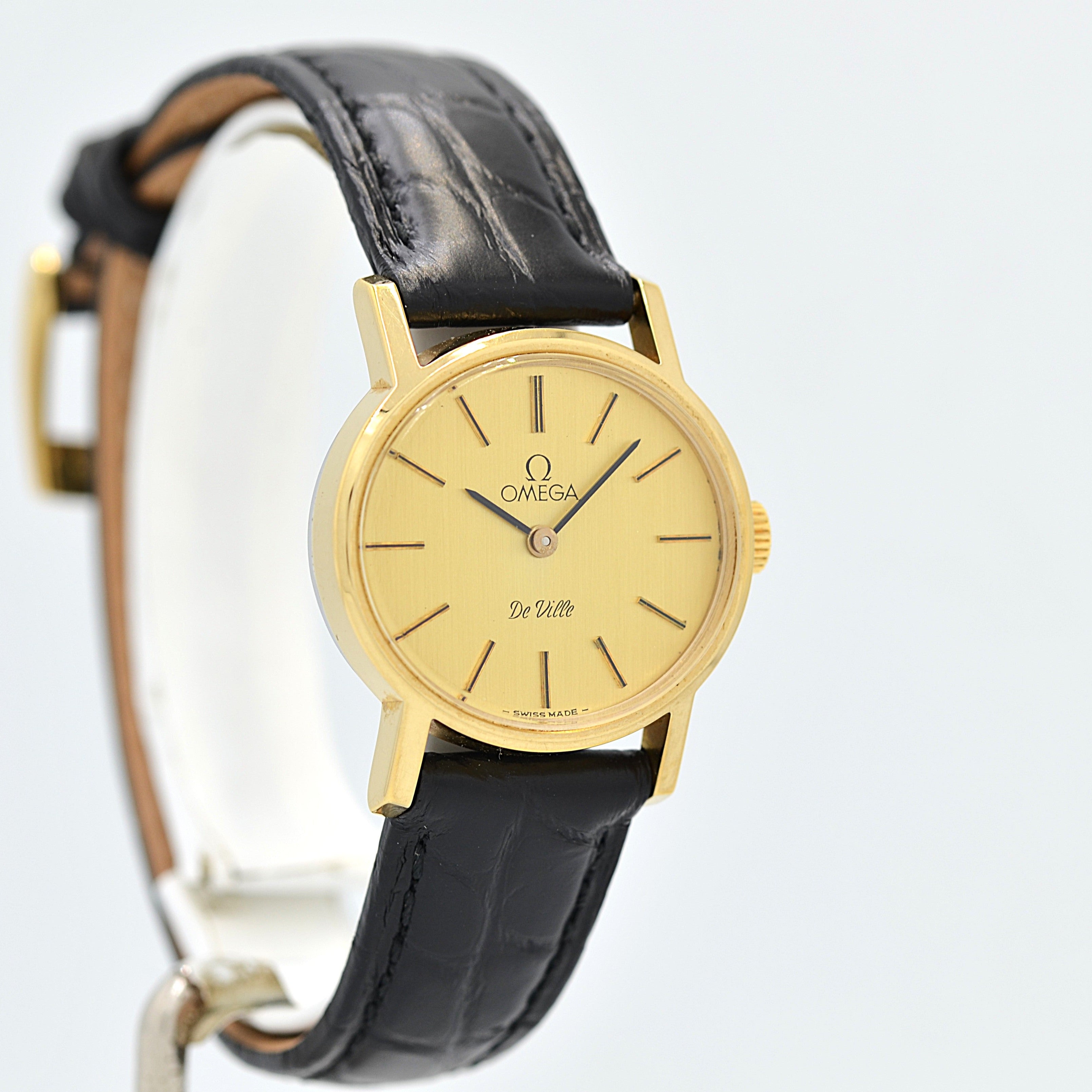 【OMEGA】オメガ デヴィル GP オーバルケース Gold デッドストック