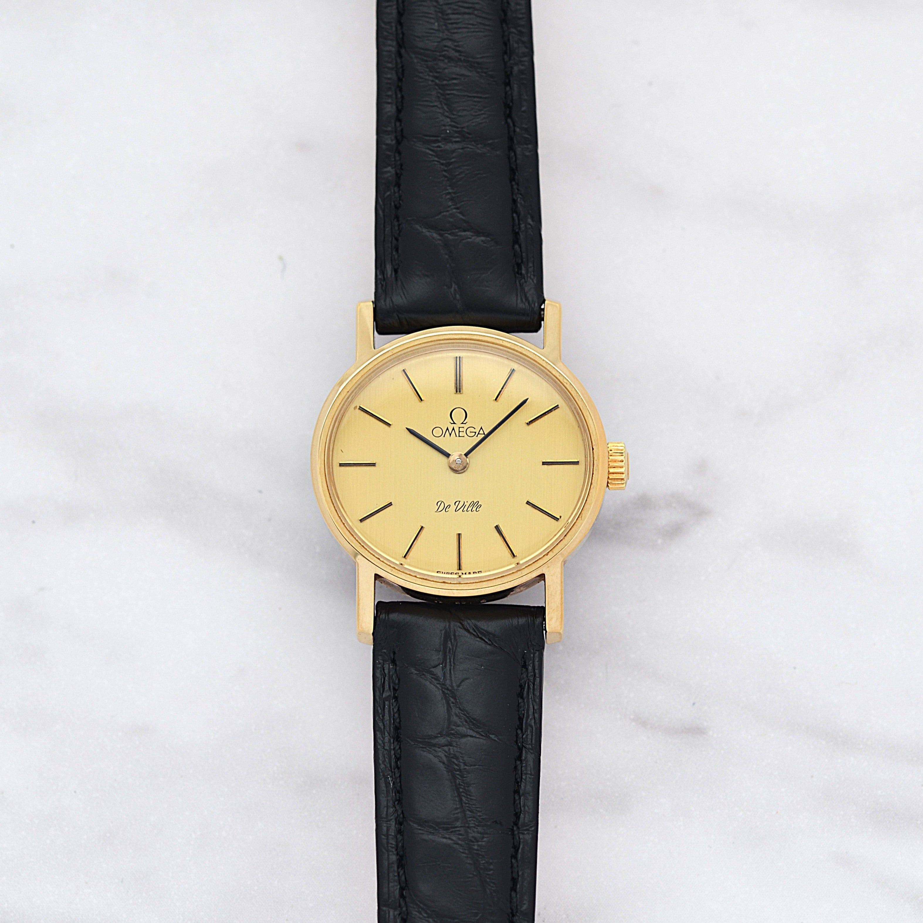 【OMEGA】オメガ デヴィル GP オーバルケース Gold デッドストック