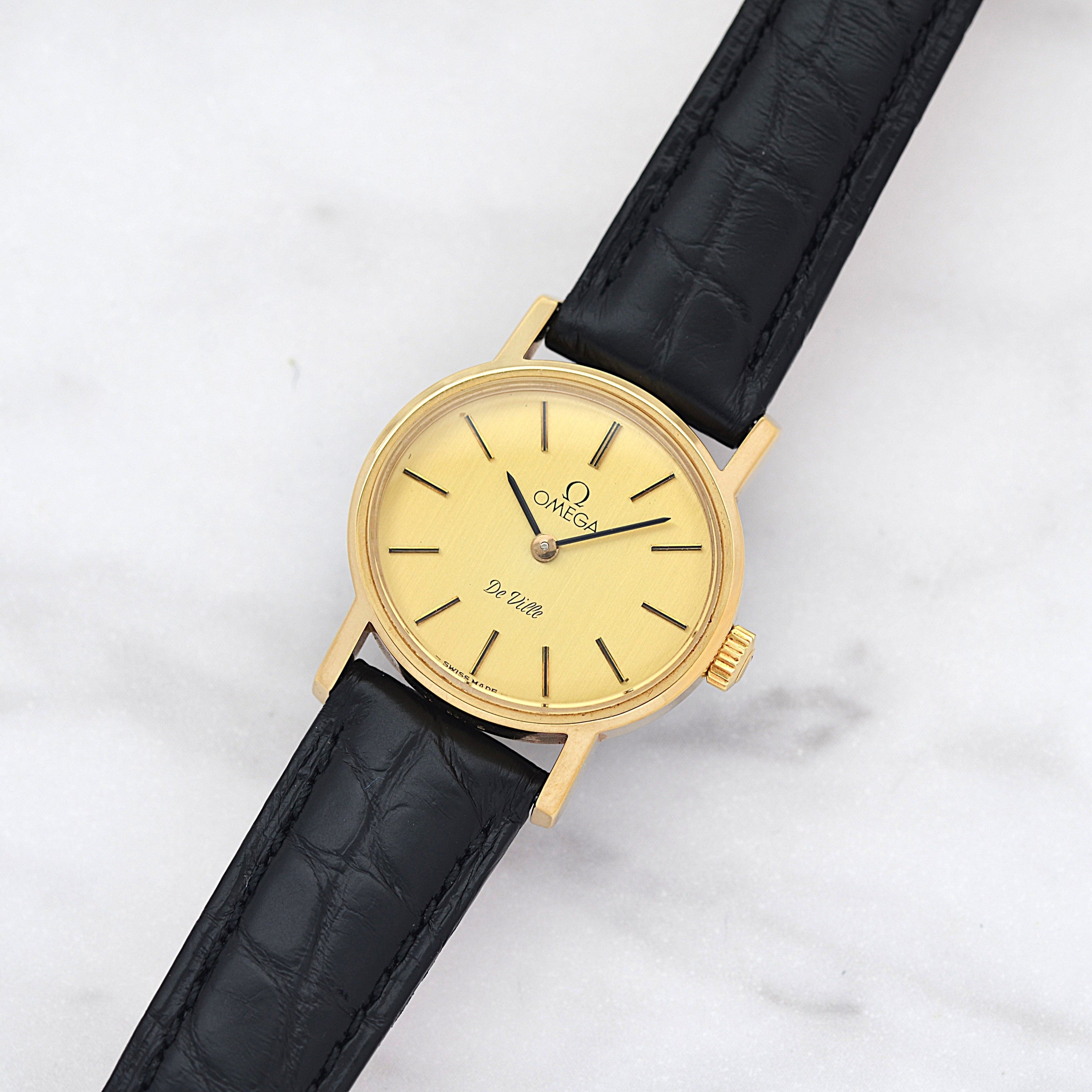 【OMEGA】オメガ デヴィル GP オーバルケース Gold デッドストック