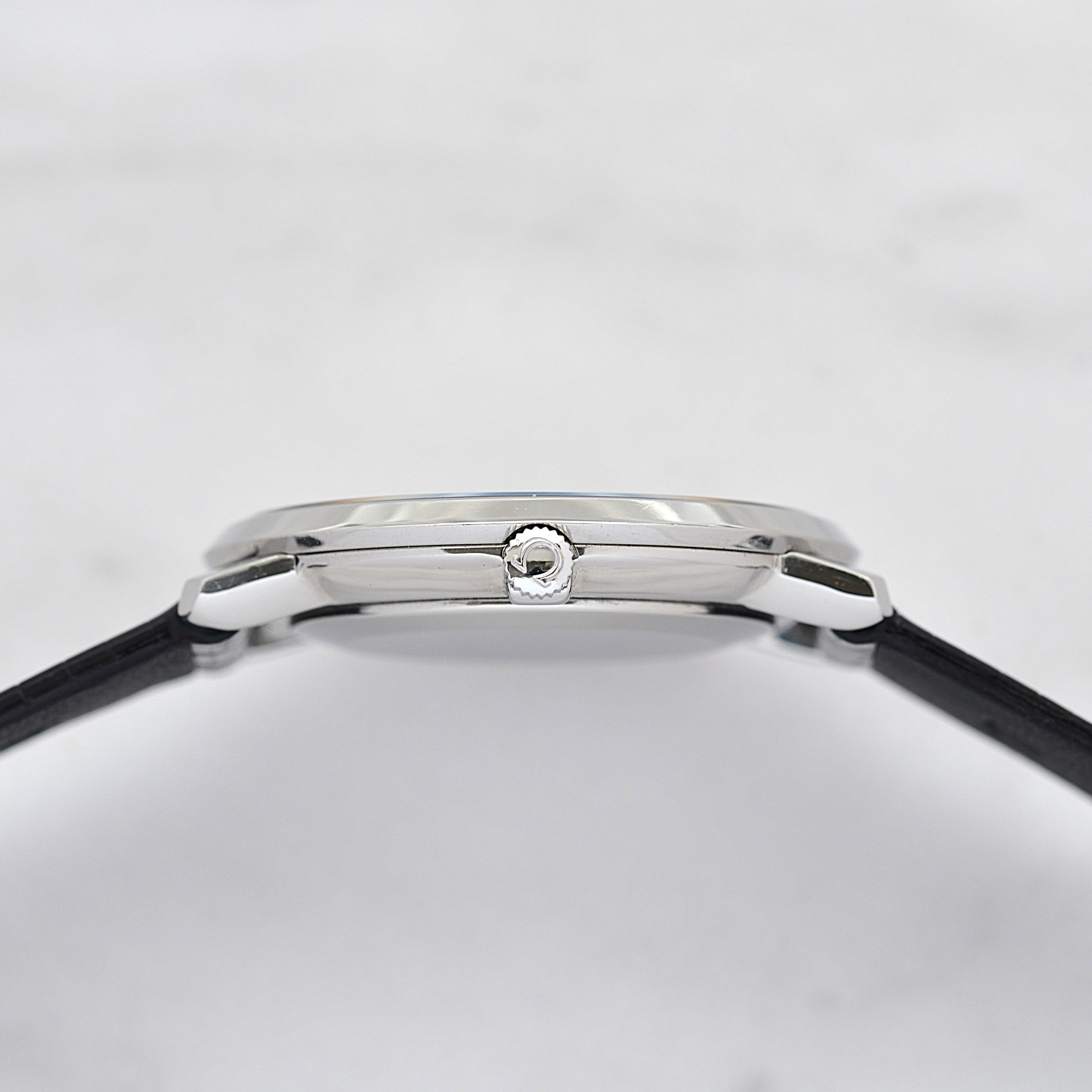 【OMEGA】オメガ デヴィル SS ラウンド フラワーダイヤル 純正尾錠付き