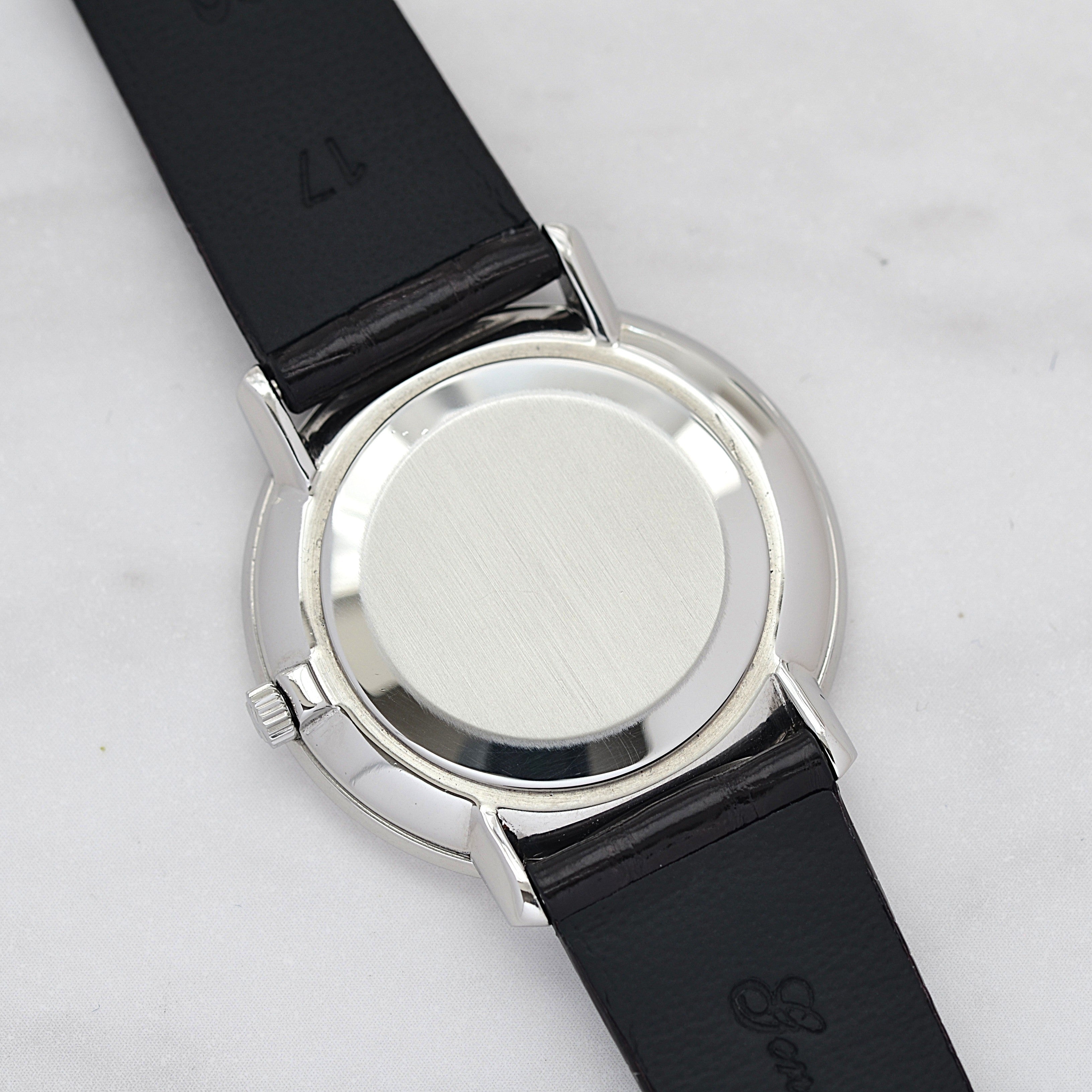 【OMEGA】オメガ デヴィル SS ラウンド フラワーダイヤル 純正尾錠付き