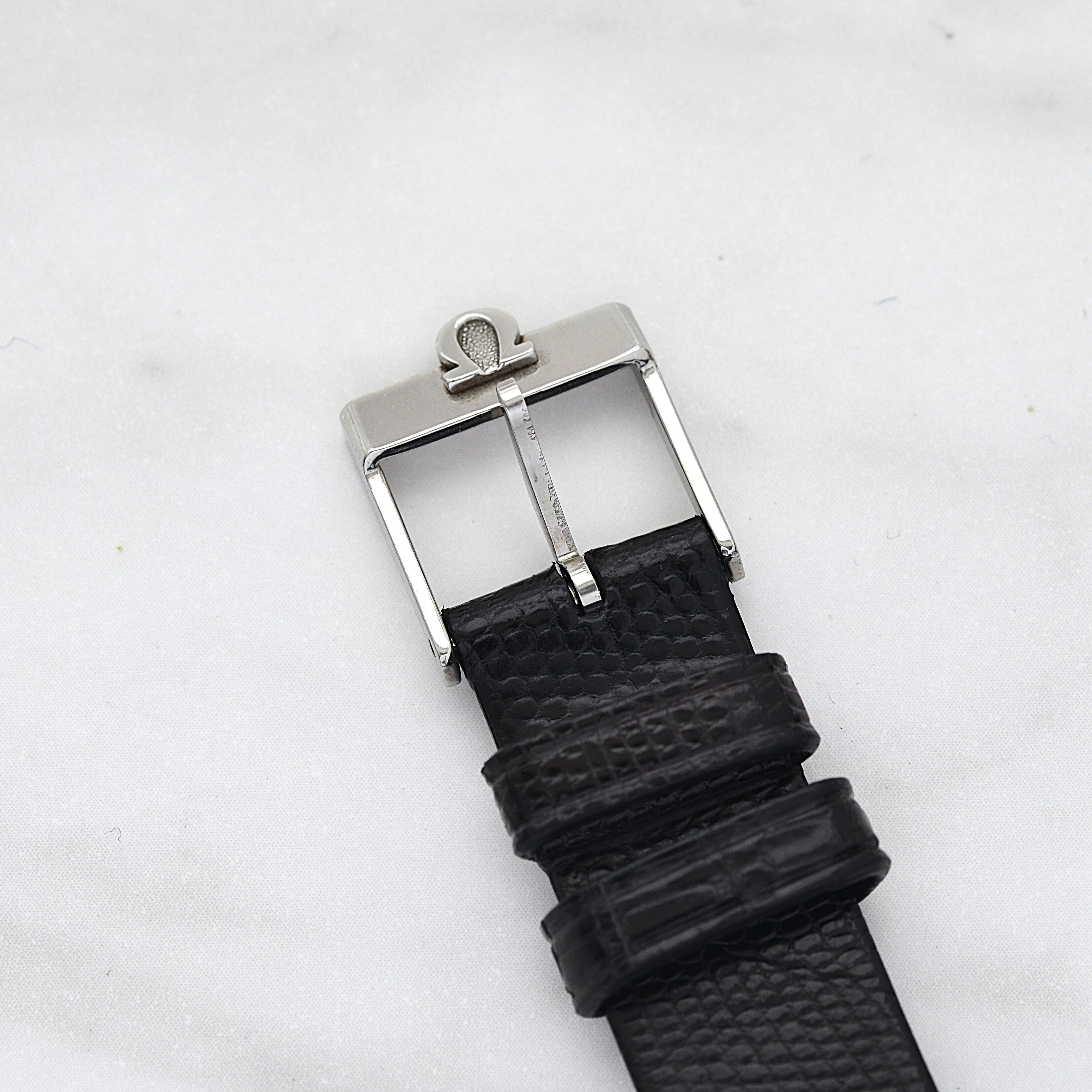 【OMEGA】オメガ デヴィル SS ラウンド フラワーダイヤル 純正尾錠付き