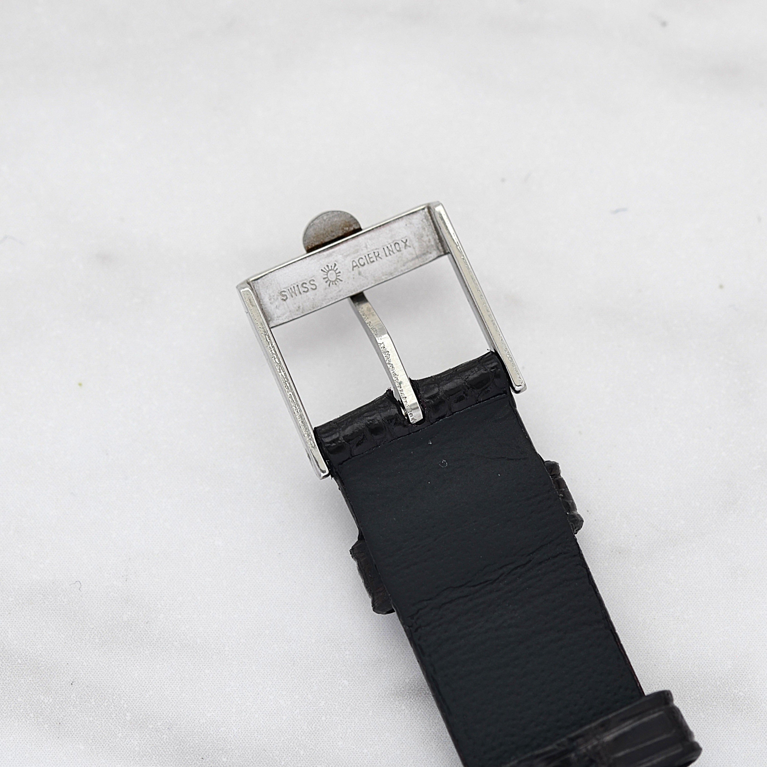 【OMEGA】オメガ デヴィル SS ラウンド フラワーダイヤル 純正尾錠付き