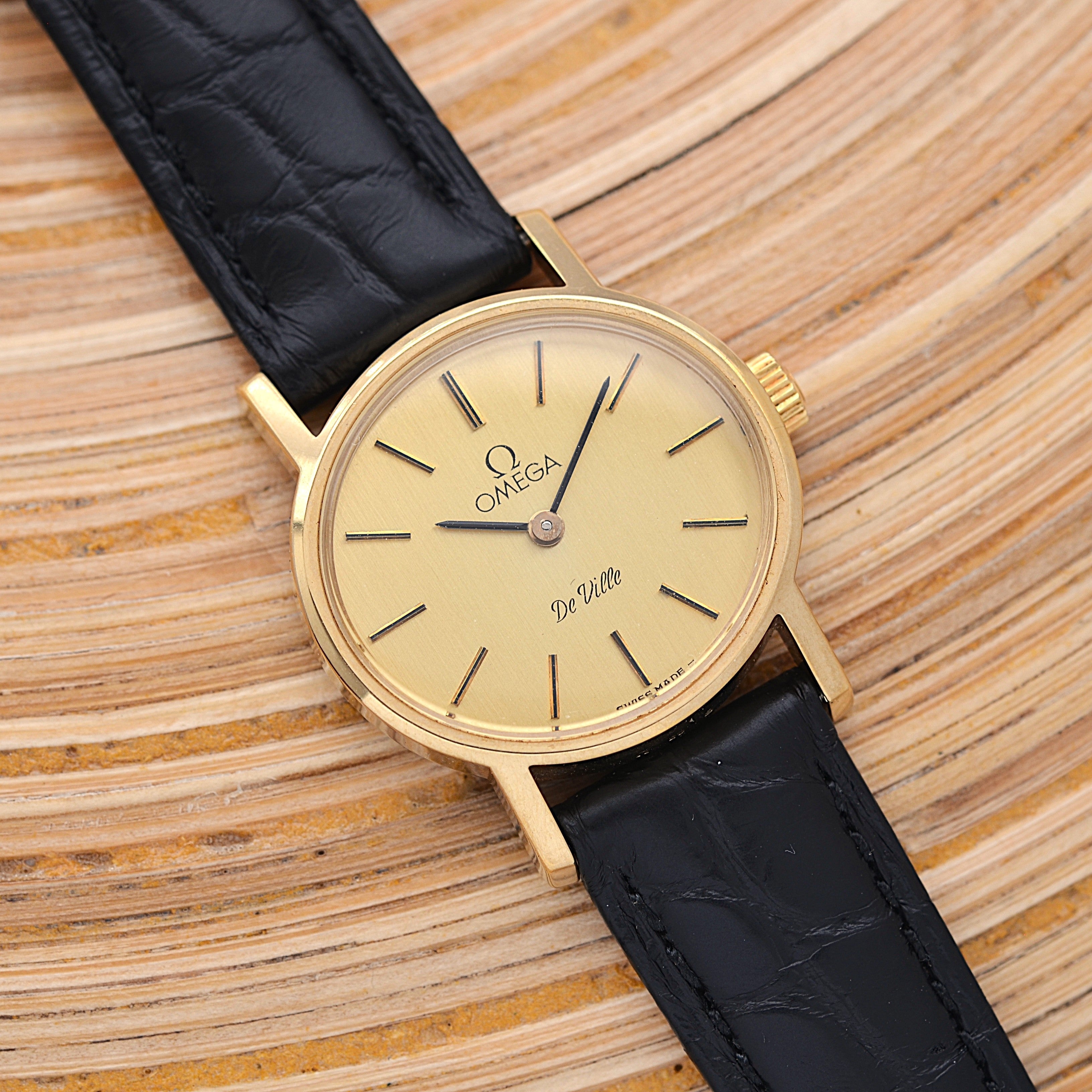 【OMEGA】オメガ デヴィル GP オーバルケース Gold デッドストック