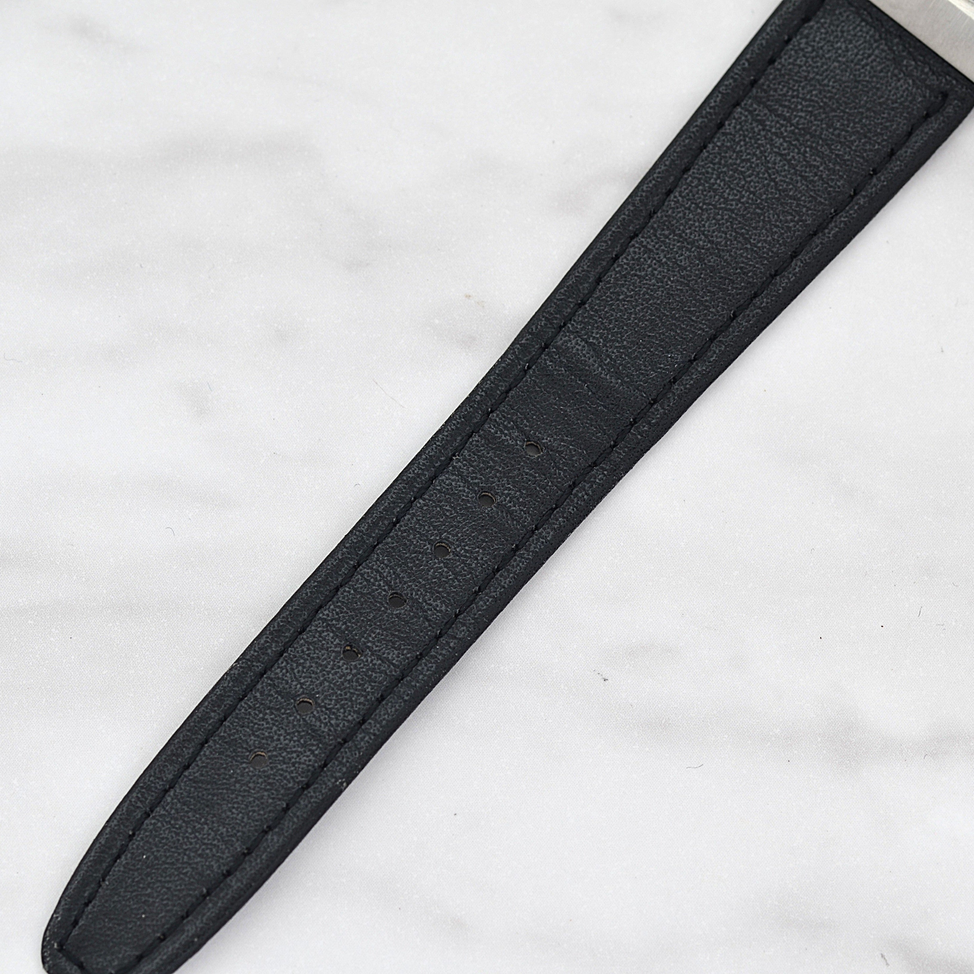 [歐米茄] 歐米茄星座系列不鏽鋼長方形錶殼銀色巴黎釘紋錶盤搭配原廠錶扣