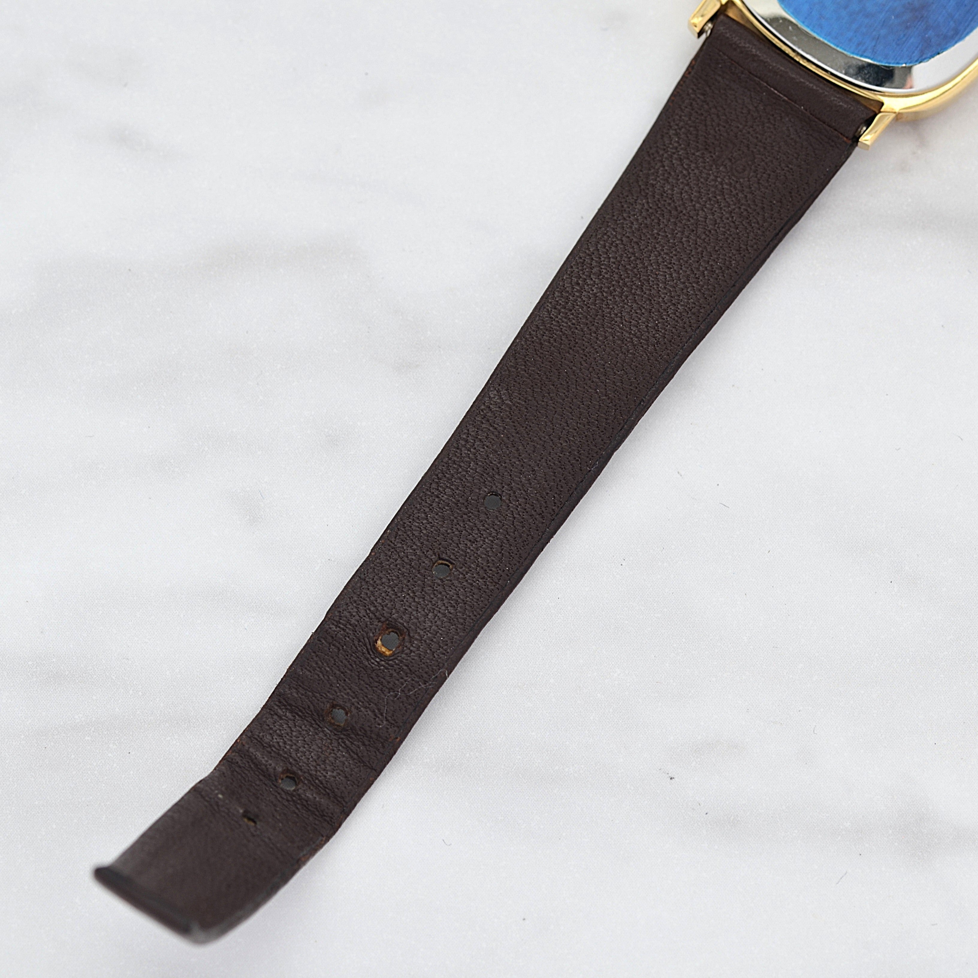 [Omega] 歐米茄碟飛系列GP橢圓形錶殼金色全新庫存