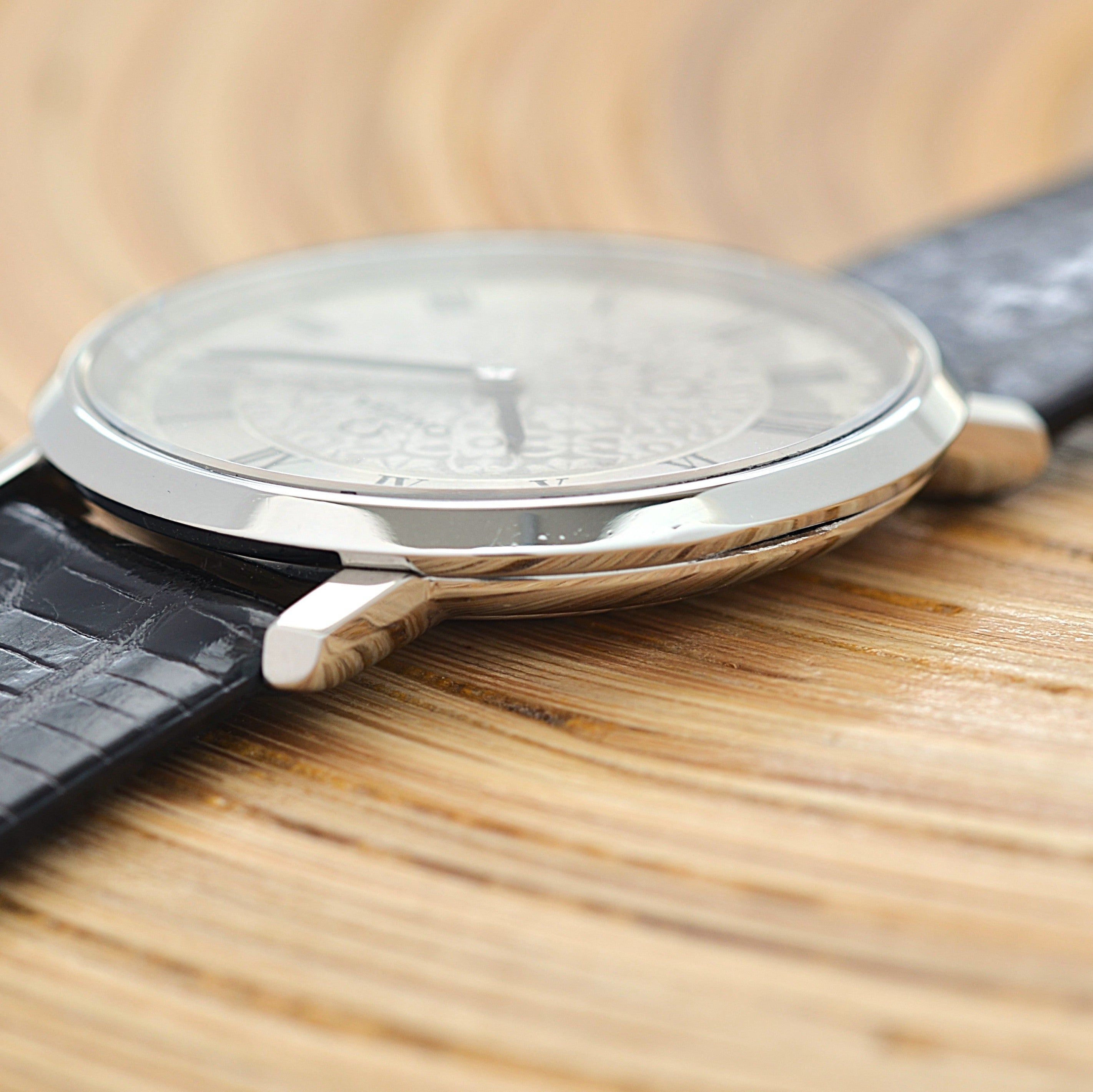 【OMEGA】オメガ デヴィル SS ラウンド フラワーダイヤル 純正尾錠付き