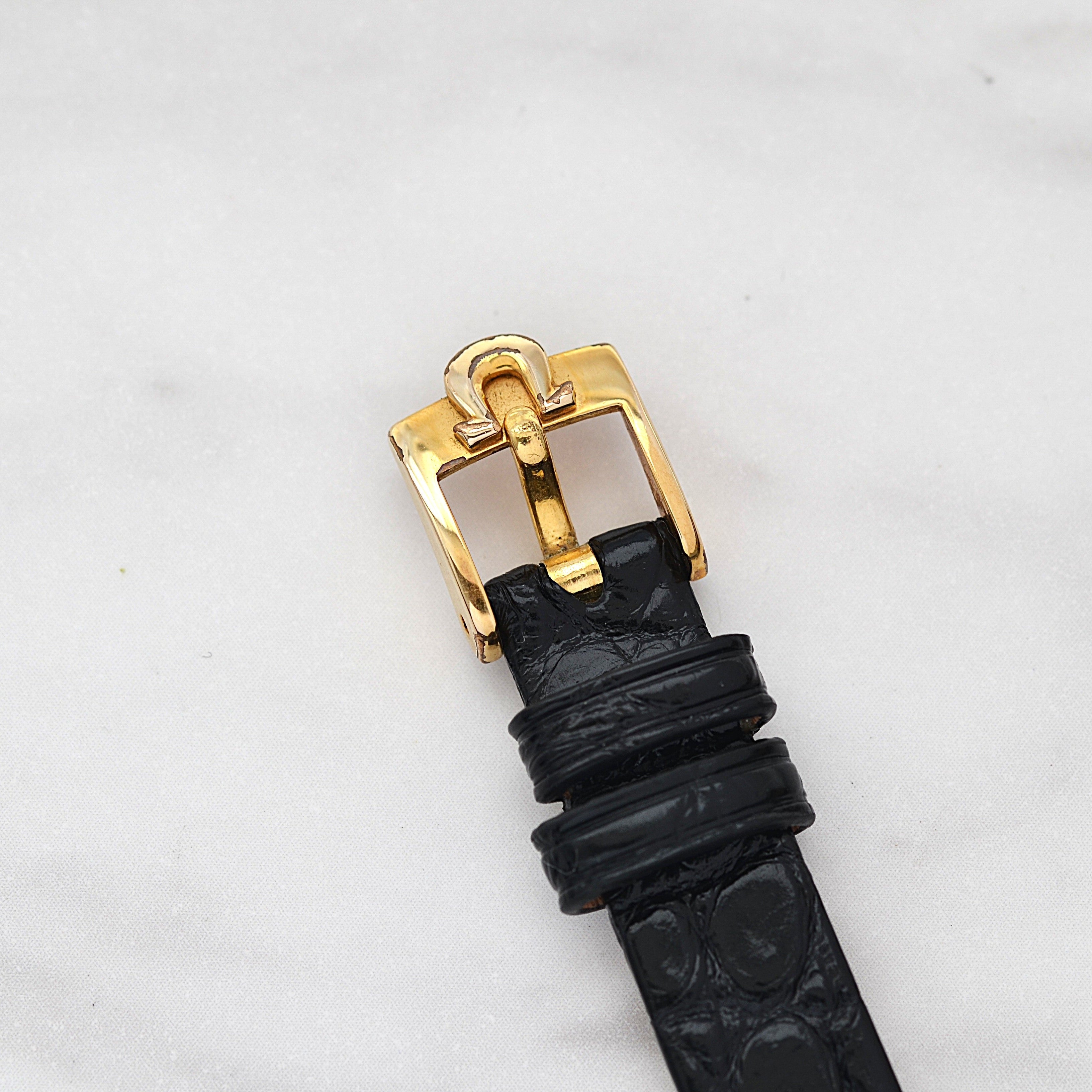 [Omega] 歐米茄日內瓦系列GP圓形銀直式阿拉伯數位時標腕錶，附原廠錶扣