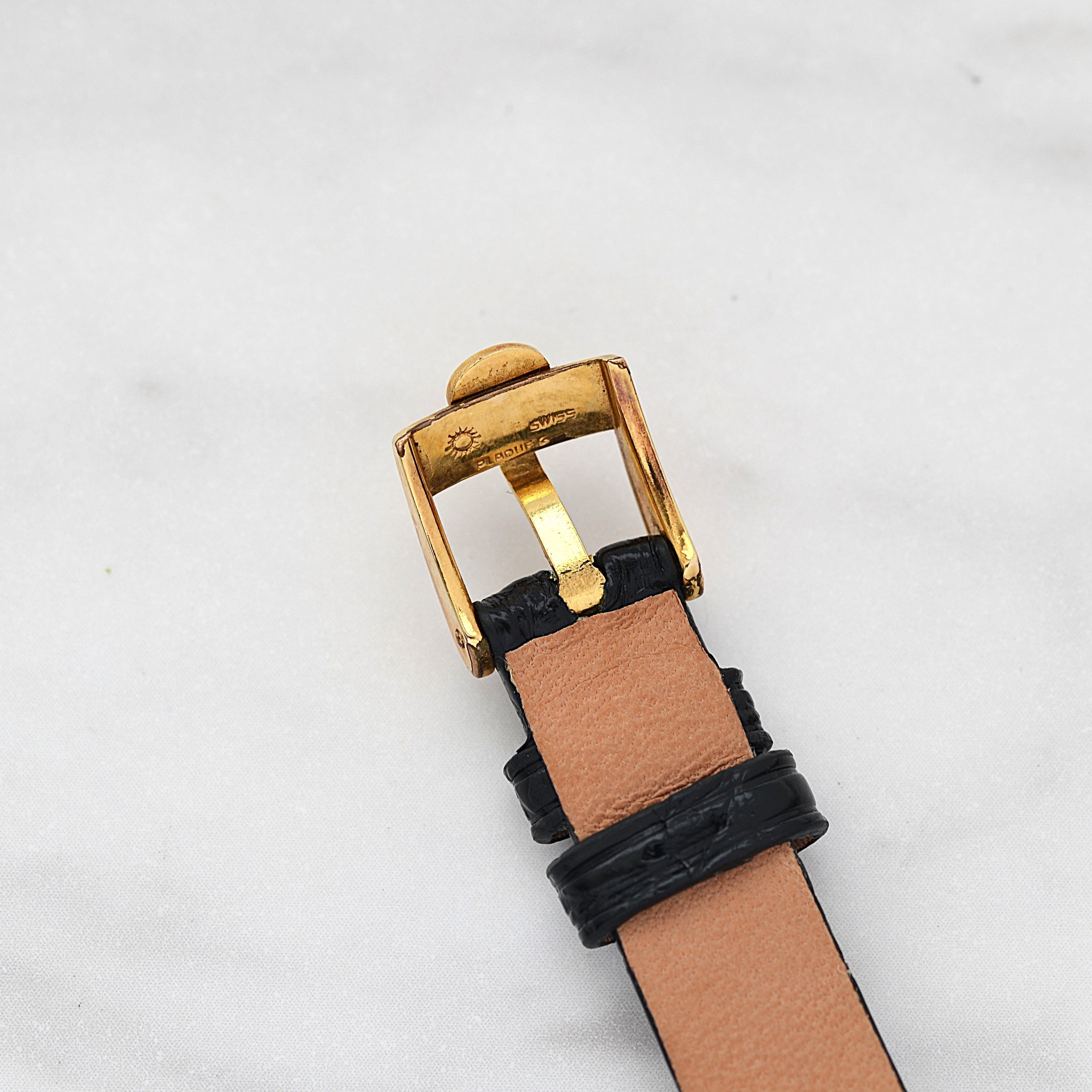 [Omega] 歐米茄日內瓦系列GP圓形銀直式阿拉伯數位時標腕錶，附原廠錶扣