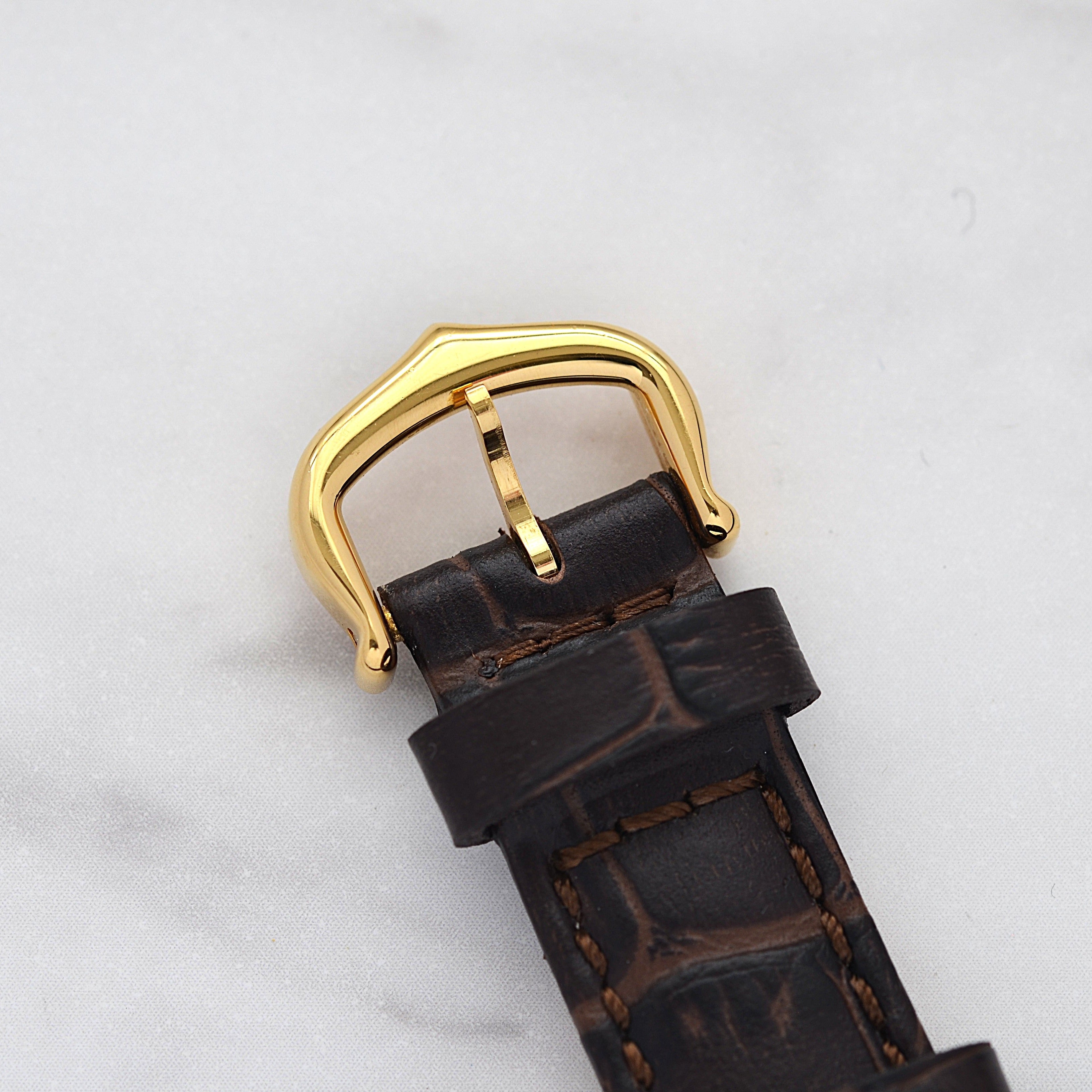 【Cartier】カルティエ マストタンクSM 縦ローマ SWISS MADE 表記 純正尾錠付き