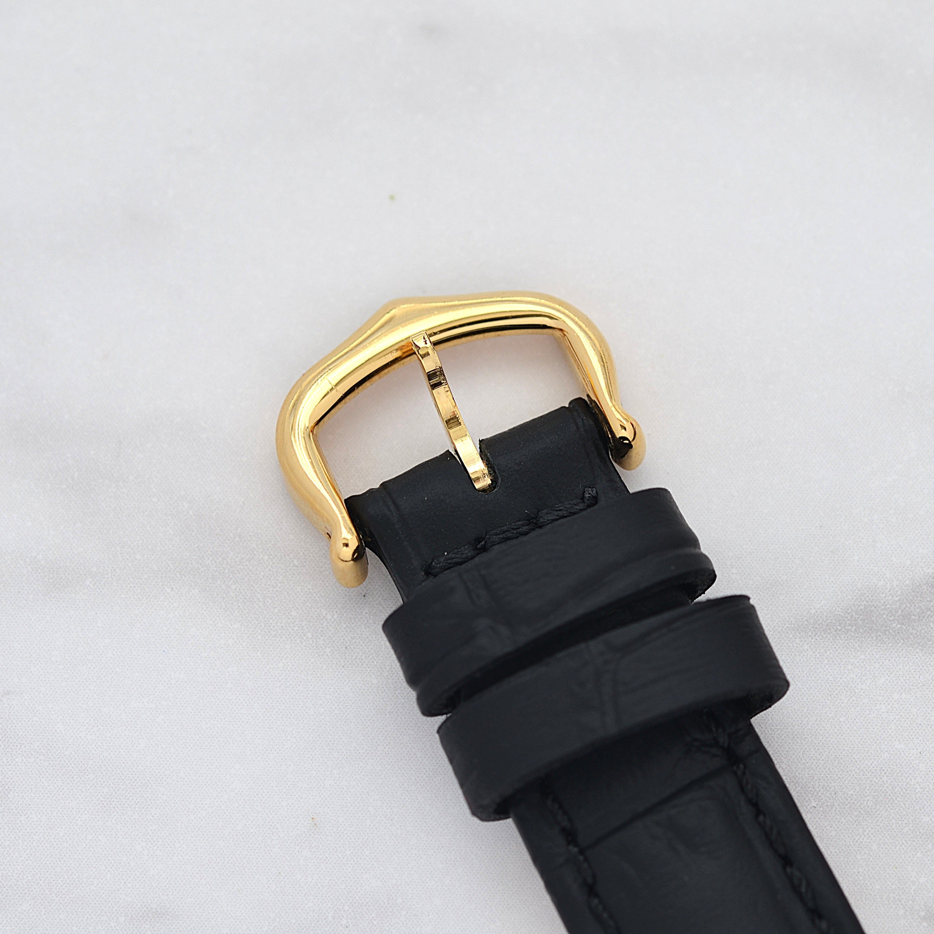 【Cartier】カルティエ マストタンクSM アイボリーローマ SWISS MADE 表記 純正尾錠付き