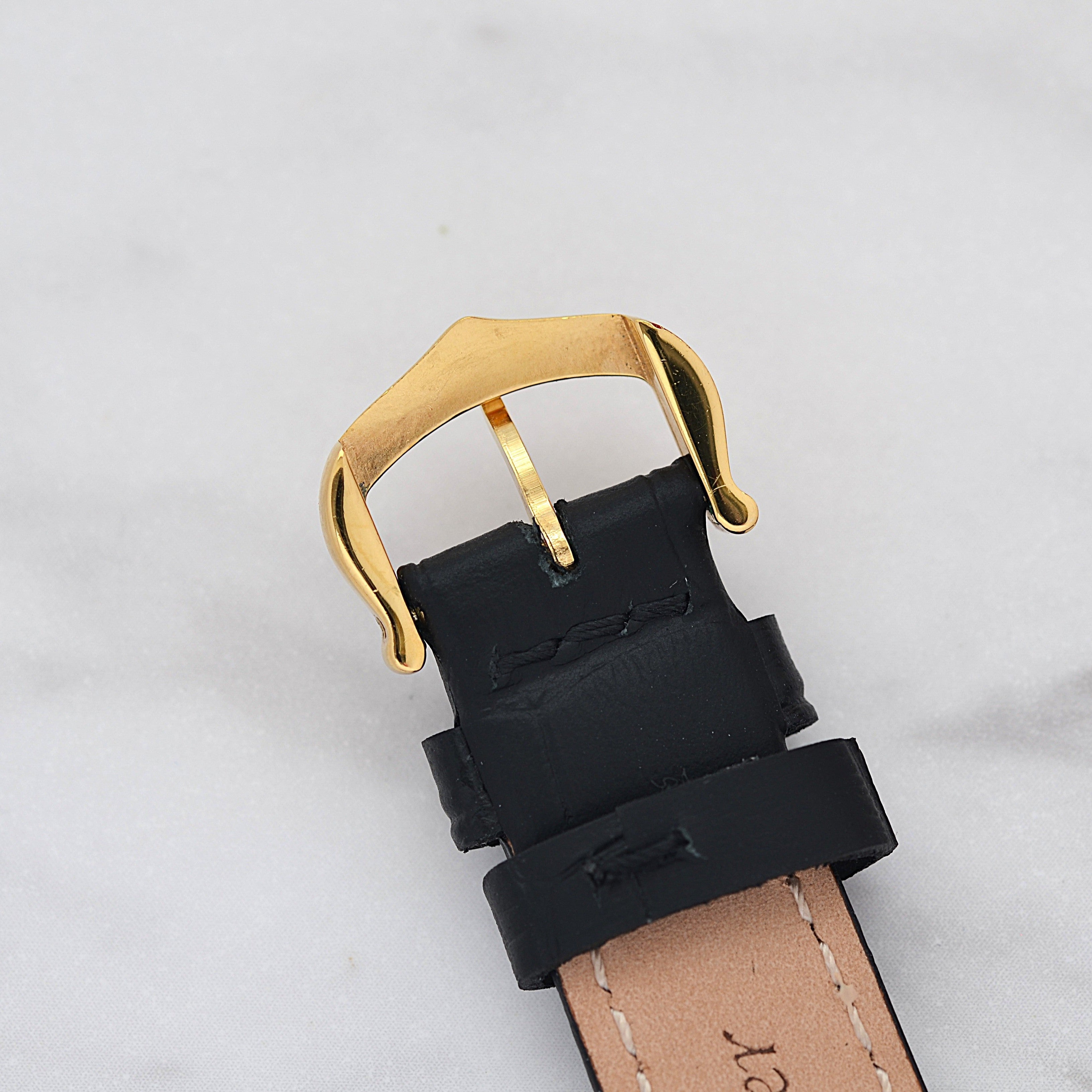 【Cartier】カルティエ マストタンクSM アイボリーローマ SWISS MADE 表記 純正尾錠付き