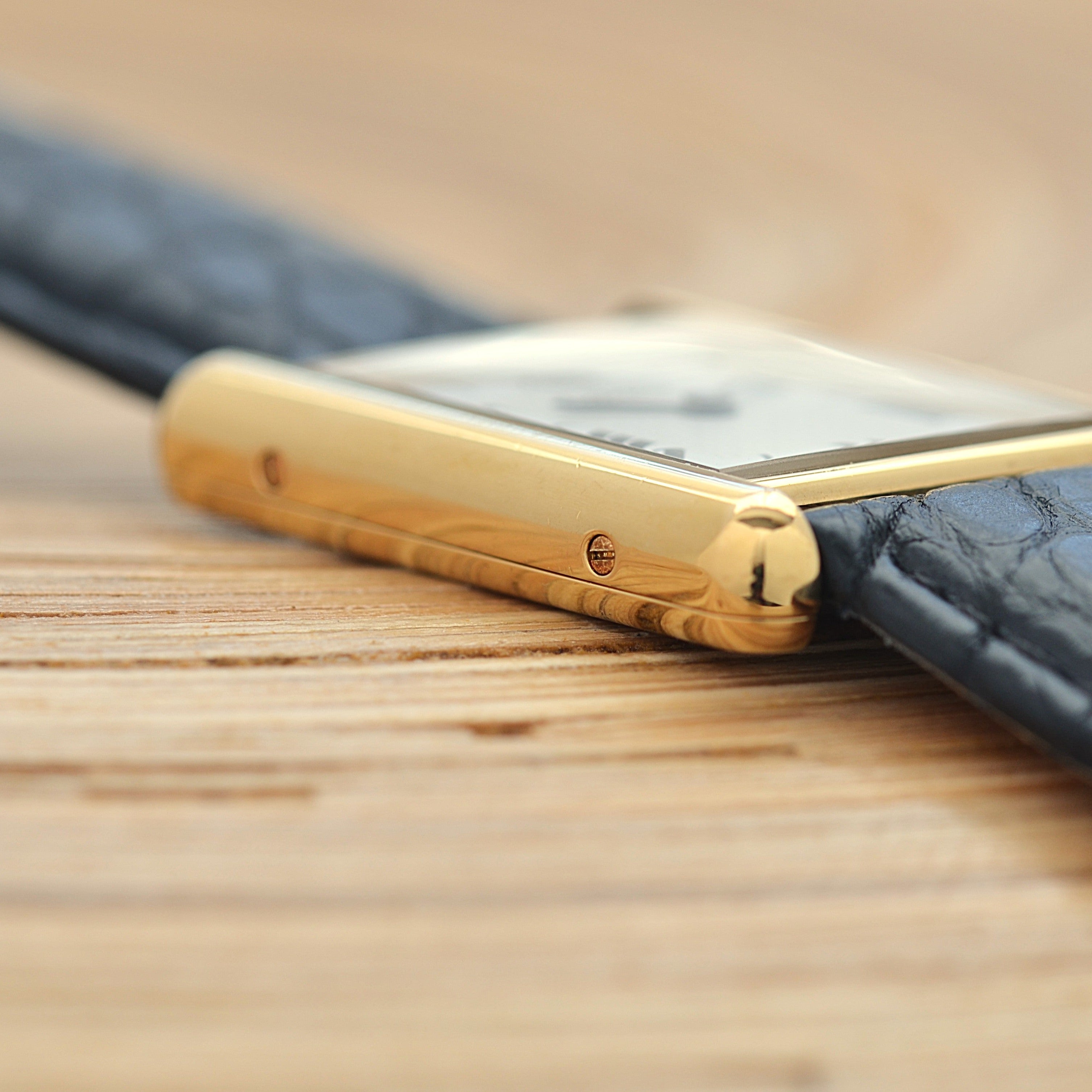 【Cartier】カルティエ マストタンク LM飛びローマ 純正Dバックル付き 付属品完備