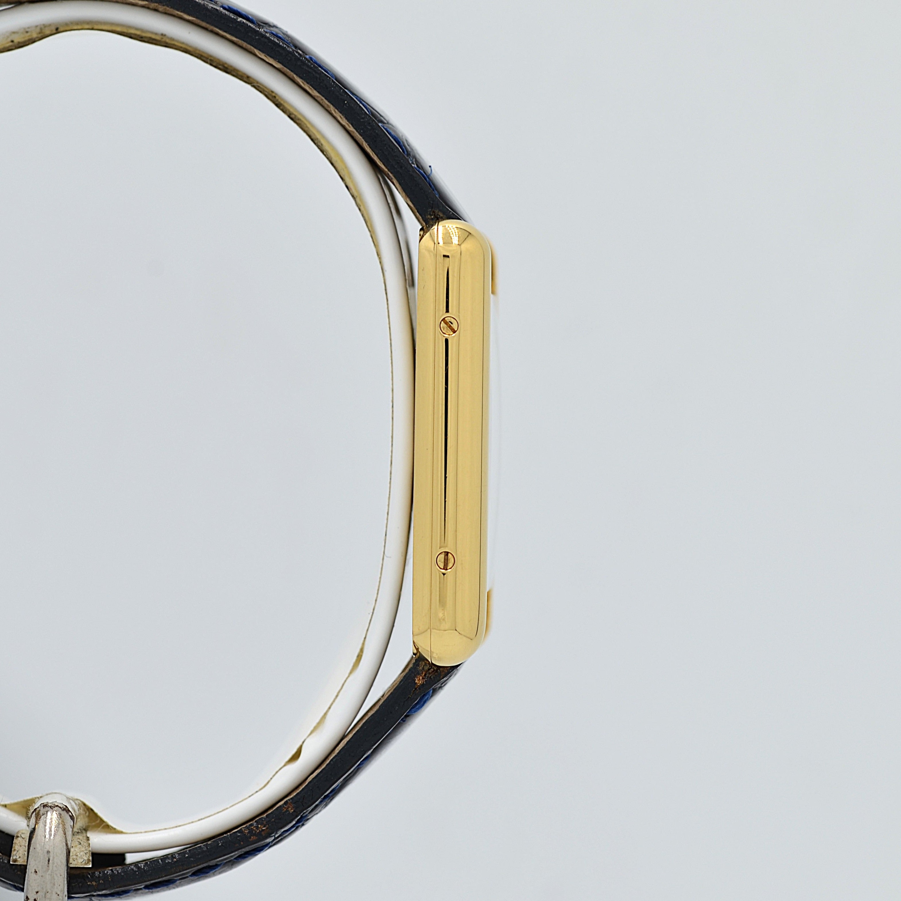 【Cartier】カルティエ マストタンクLM オパラン 純正Dバックル付き 付属品完備