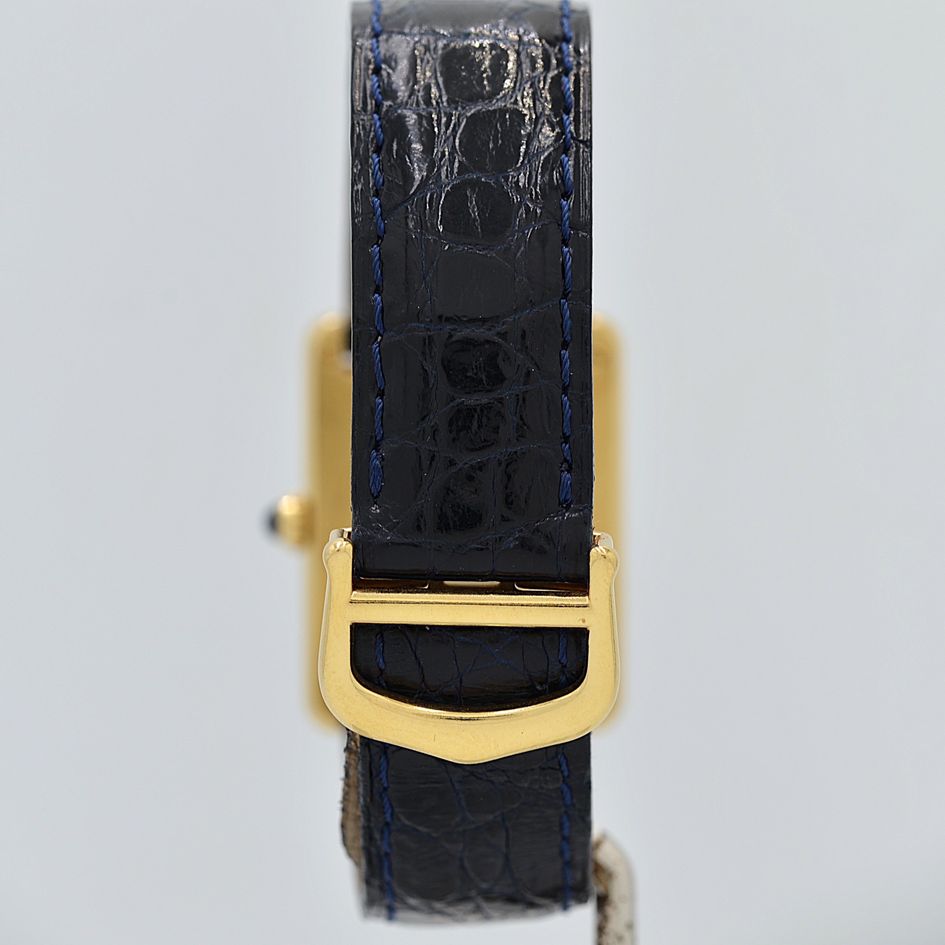 【Cartier】カルティエ マストタンクLM オパラン 純正Dバックル付き 付属品完備