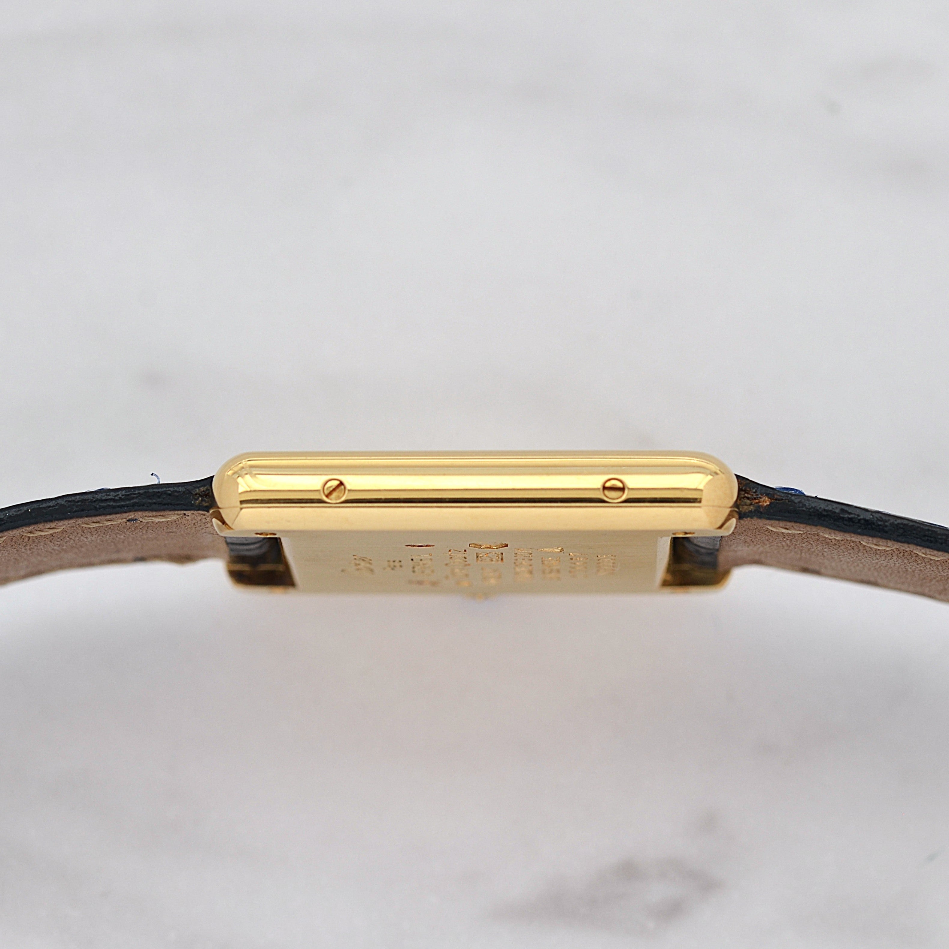 【Cartier】カルティエ マストタンクLM オパラン 純正Dバックル付き 付属品完備