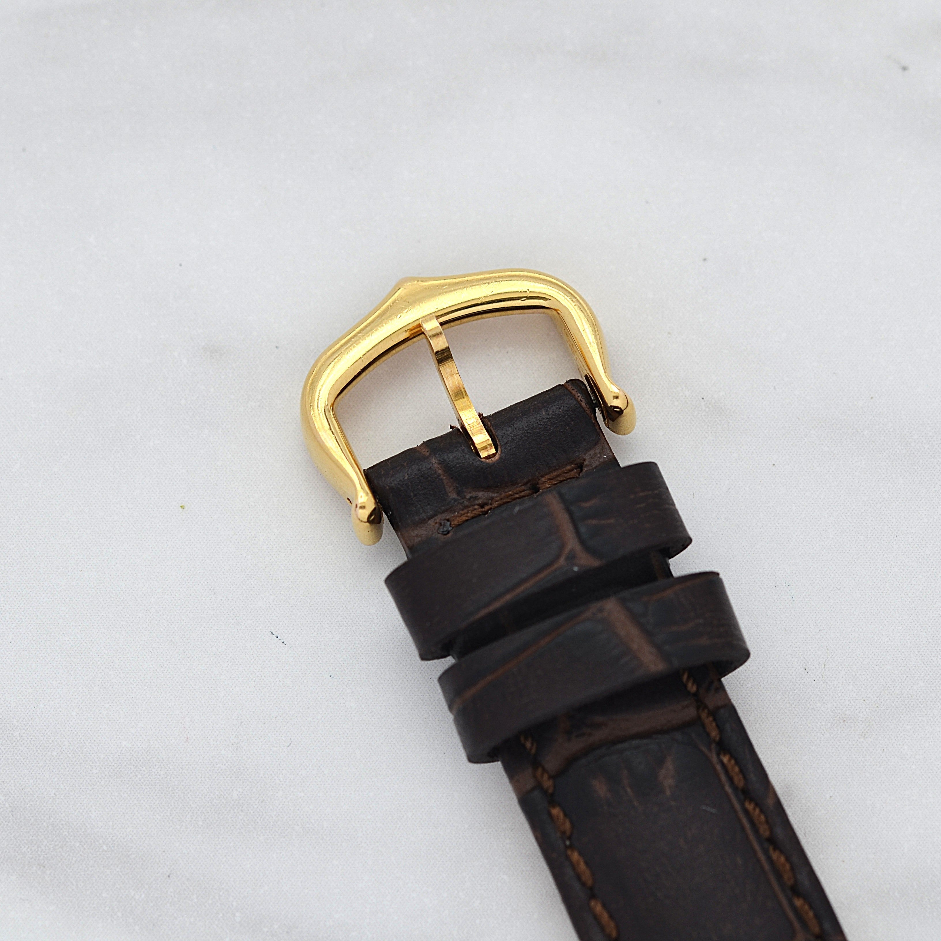 【Cartier】カルティエ マストタンクSM 手巻きアイボリーローマ 永久保証書付き