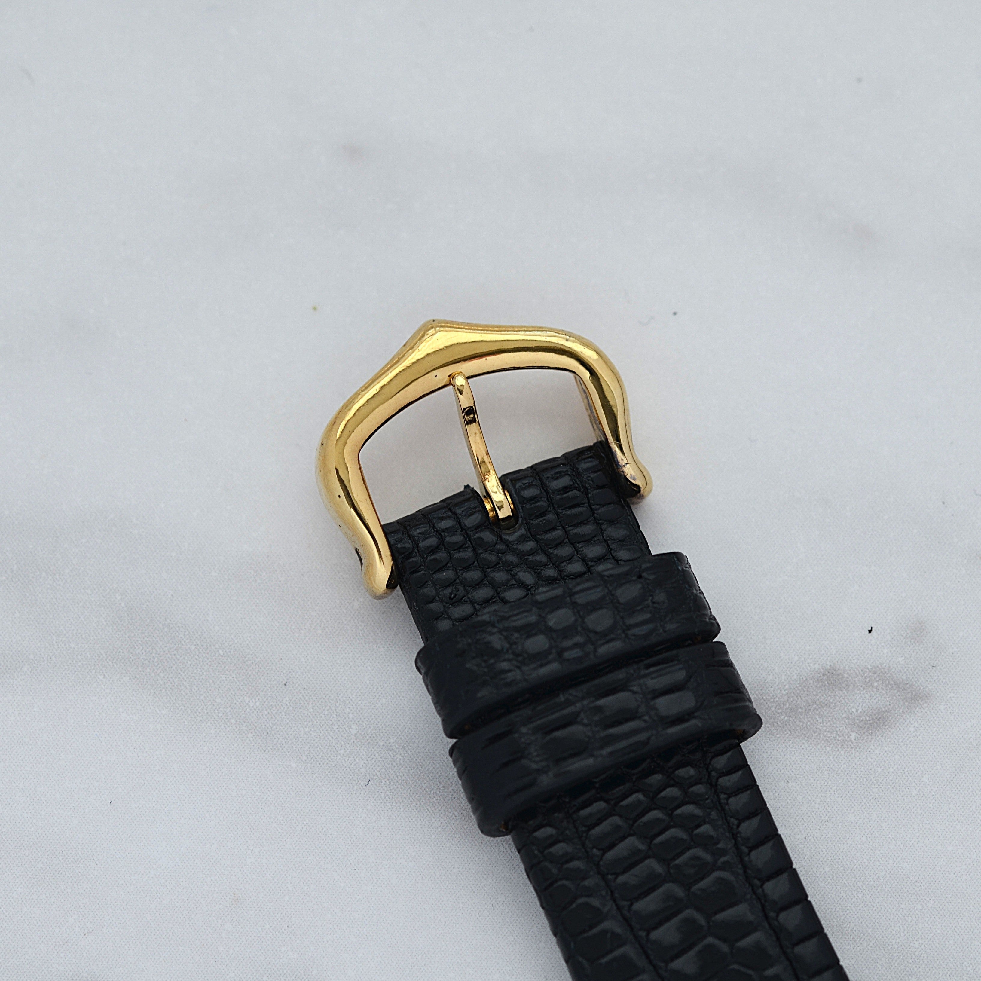 【Cartier】カルティエ マストタンクLM ブラックローマ 手巻き 純正尾錠付き