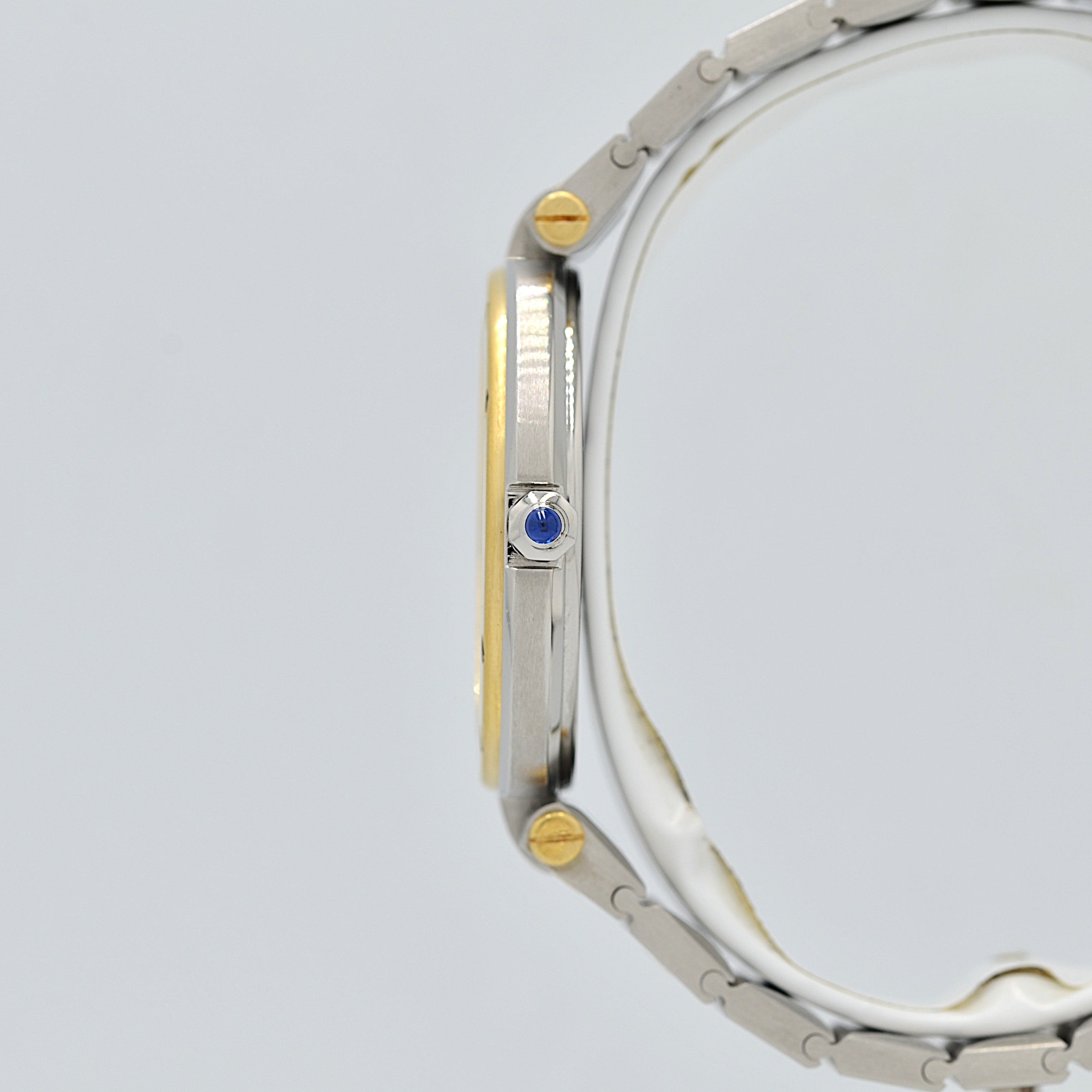 [Cartier] Cartier Santos Vendôme LM 18KYG x SS Cartier complete service completed