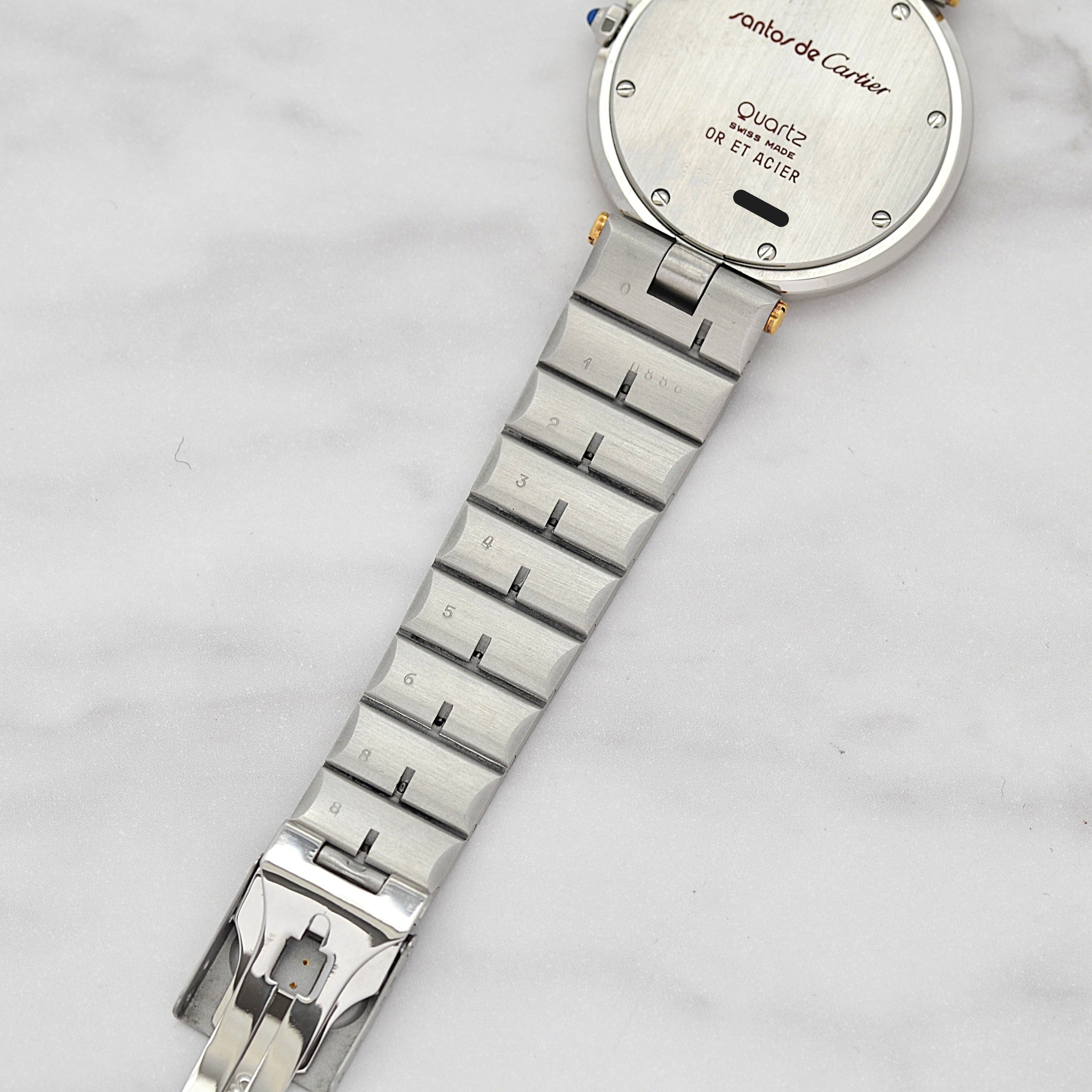 [Cartier] Cartier Santos Vendôme LM 18KYG x SS Cartier complete service completed