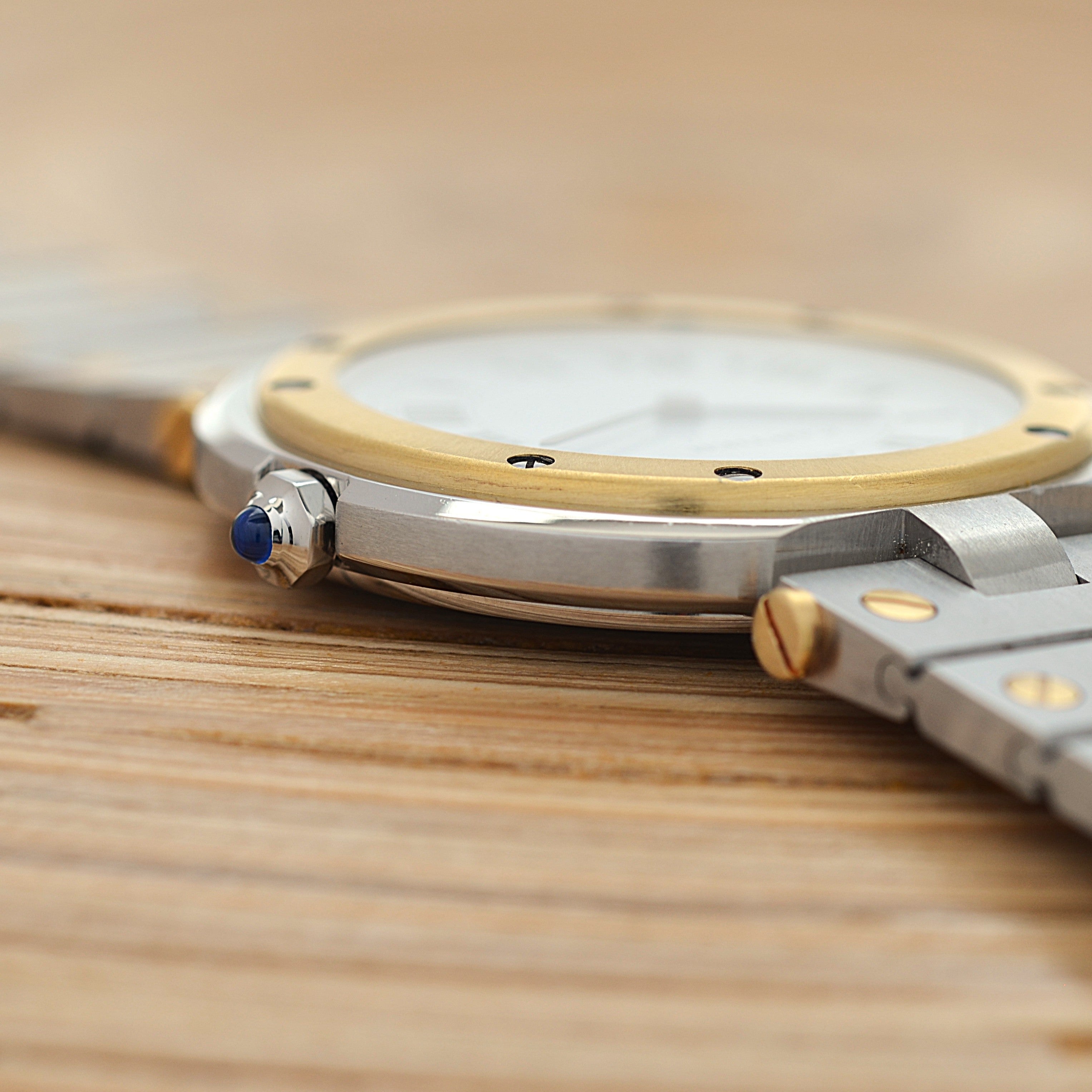 [Cartier] Cartier Santos Vendôme LM 18KYG x SS Cartier complete service completed