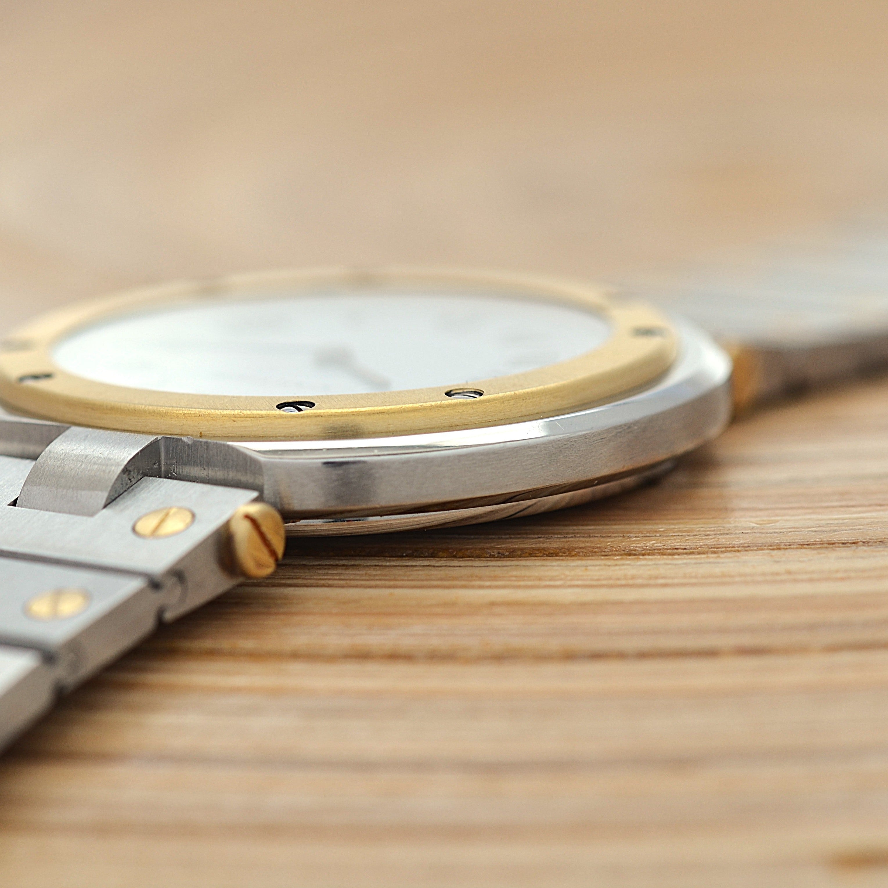 [Cartier] Cartier Santos Vendôme LM 18KYG x SS Cartier complete service completed