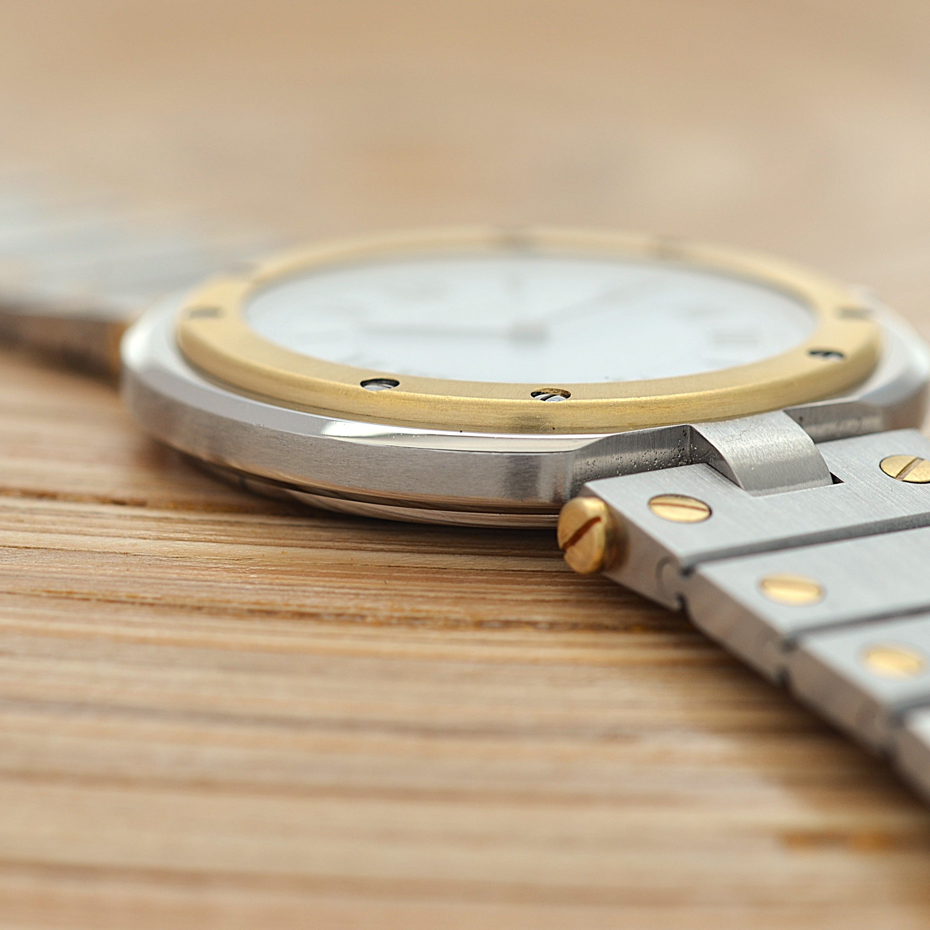 [Cartier] Cartier Santos Vendôme LM 18KYG x SS Cartier complete service completed