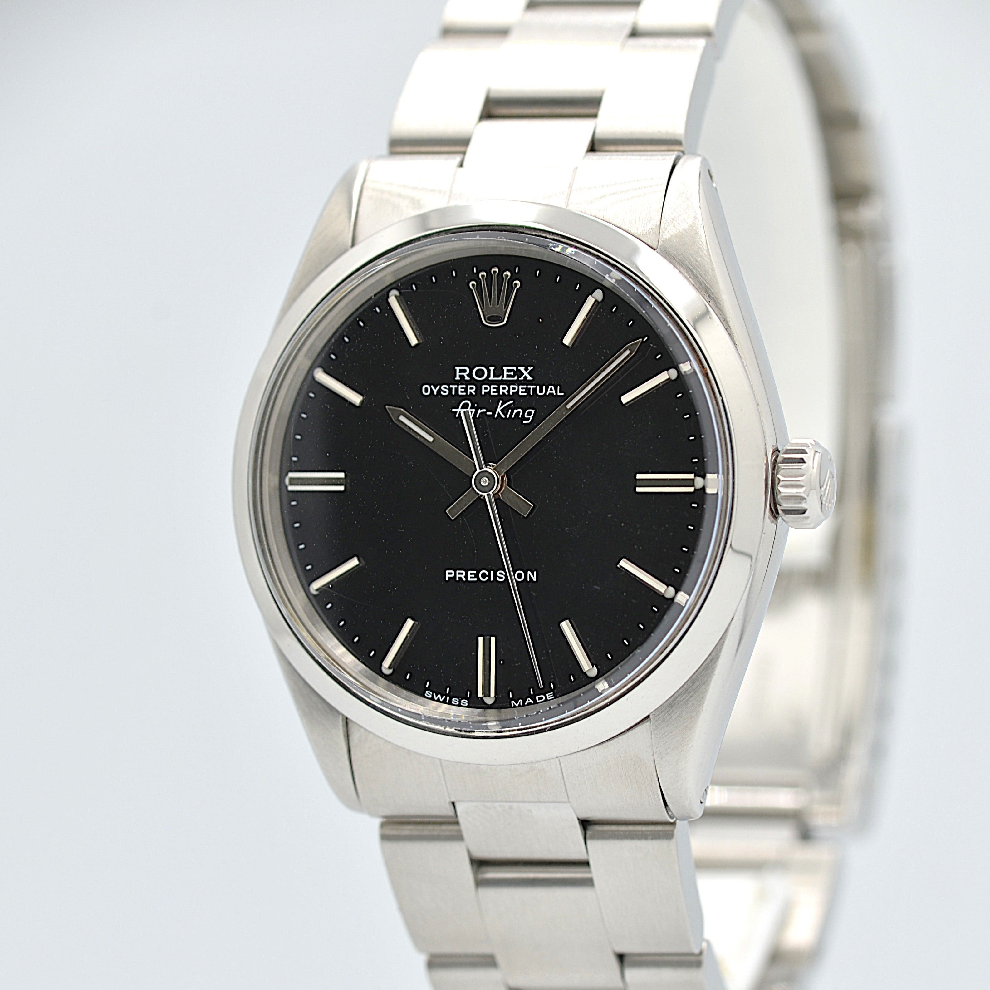 【ROLEX 】ロレックス エアキング Ref.5500 Black 1963年製 国際サービス保証書付き