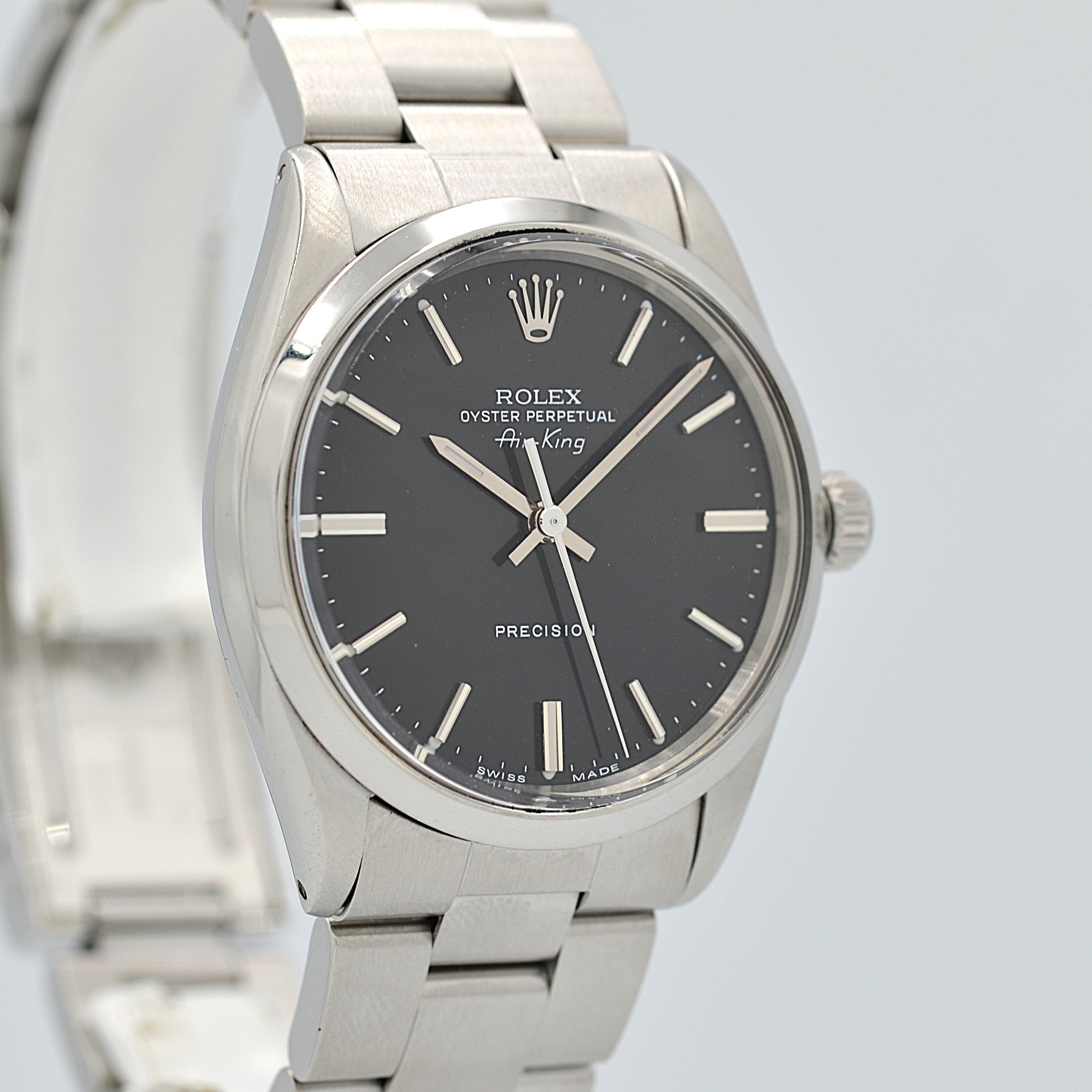 【ROLEX 】ロレックス エアキング Ref.5500 Black 1963年製 国際サービス保証書付き