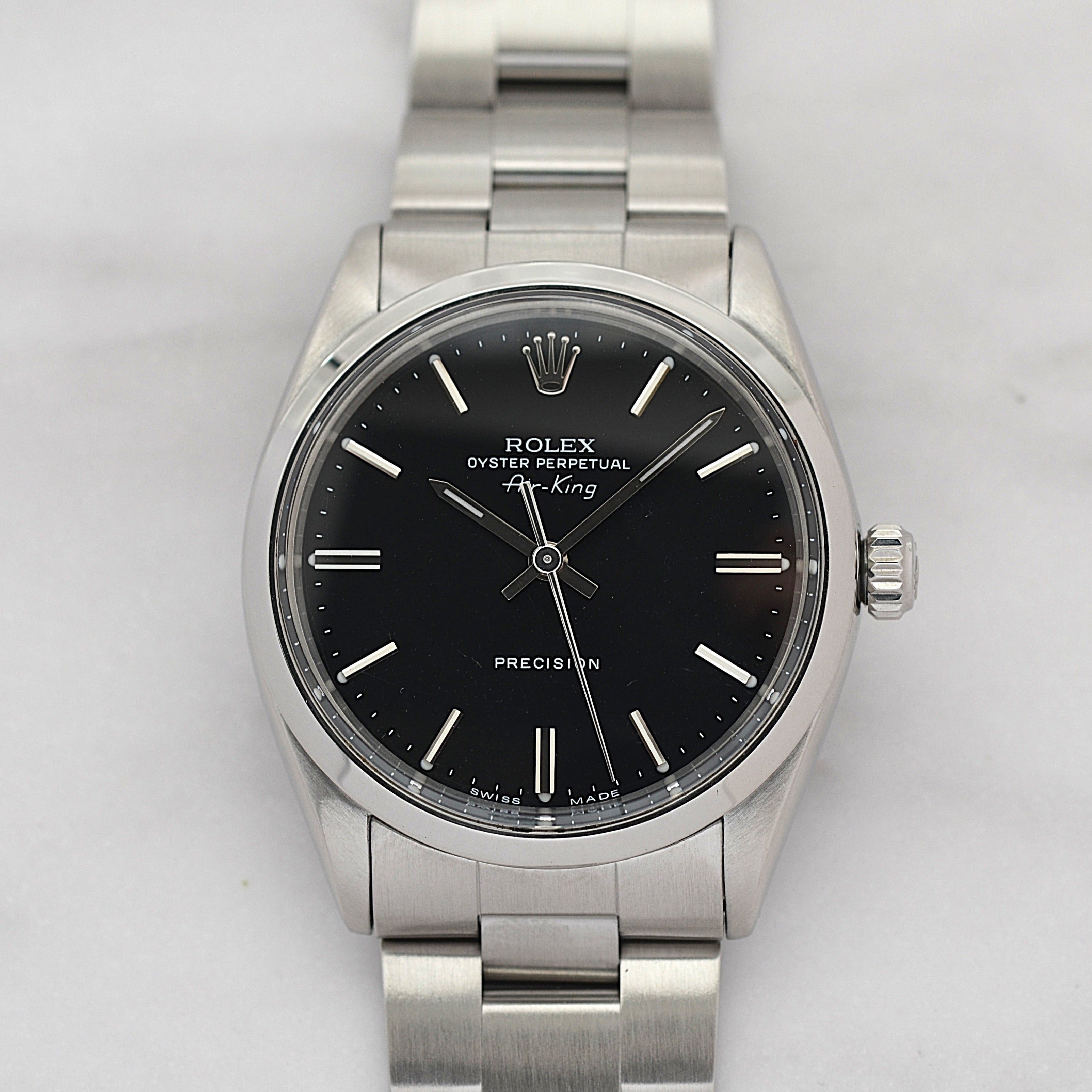 【ROLEX 】ロレックス エアキング Ref.5500 Black 1963年製 国際サービス保証書付き